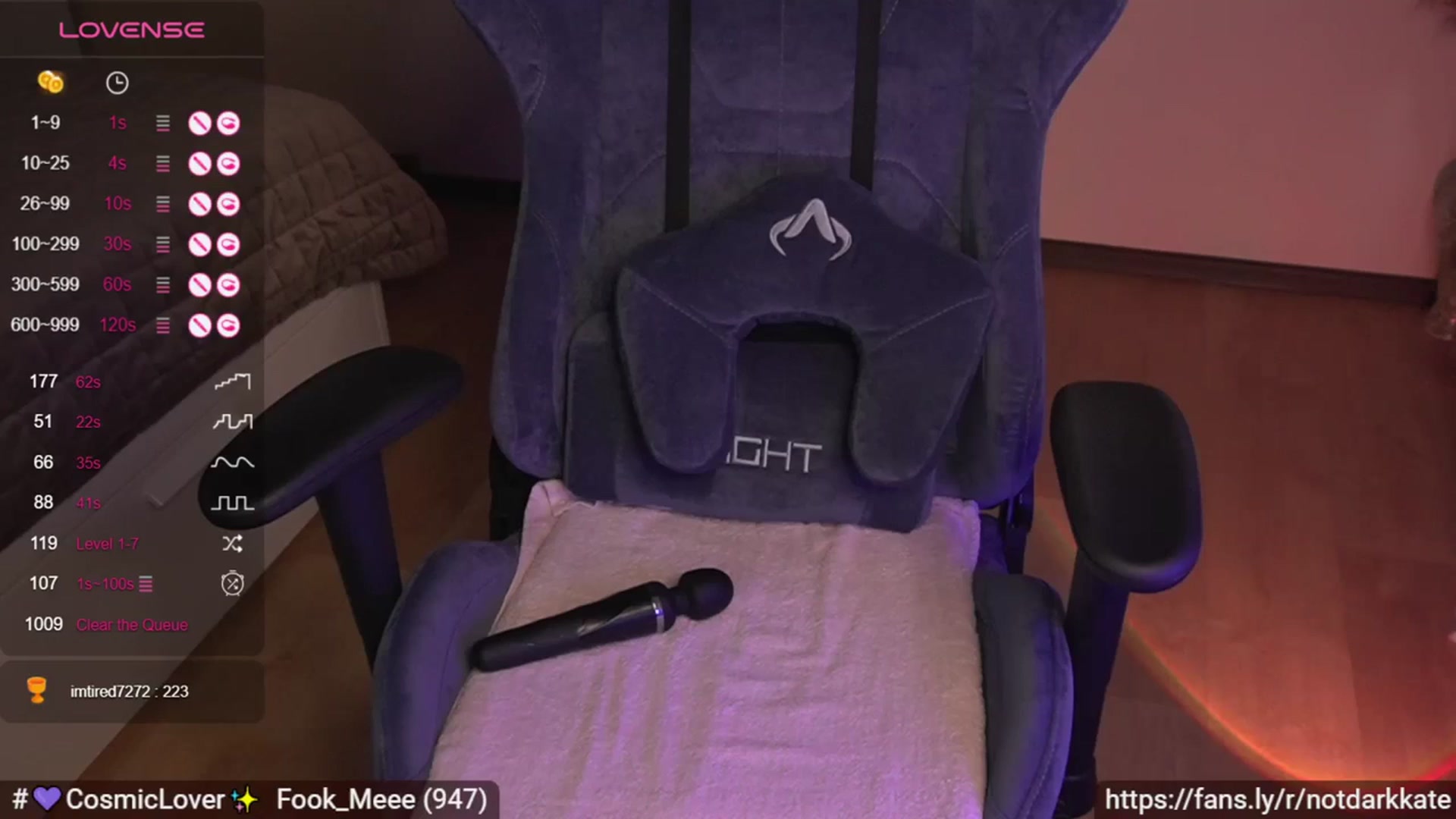 Gallery image thumbnail from DarkKate's myfreecams stream on, 09/04/2023, 06:27 image 16 of 20