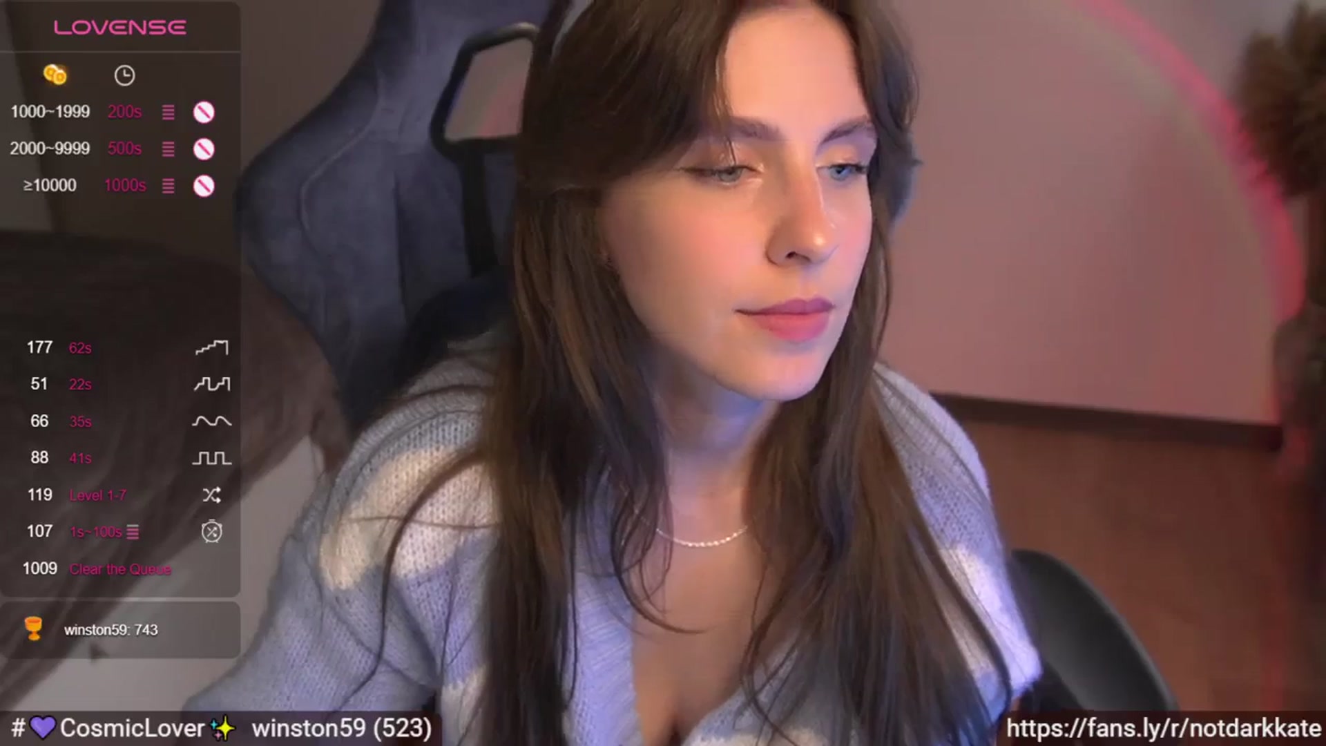 Gallery image thumbnail from DarkKate's myfreecams stream on, 09/06/2023, 07:55 image 20 of 20