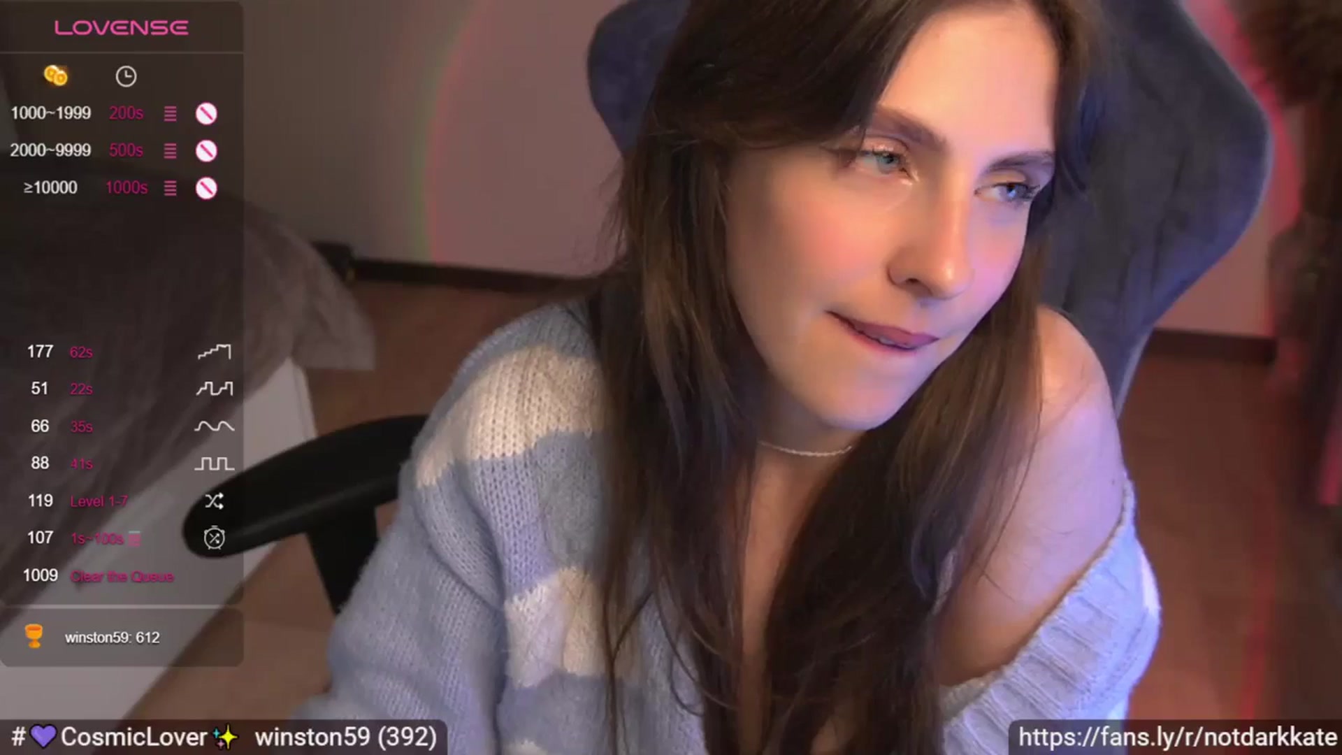 Gallery image thumbnail from DarkKate's myfreecams stream on, 09/06/2023, 07:55 image 4 of 20