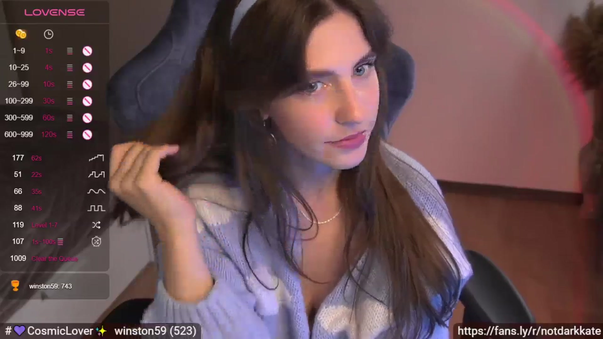Gallery image thumbnail from DarkKate's myfreecams stream on, 09/06/2023, 07:55 image 18 of 20