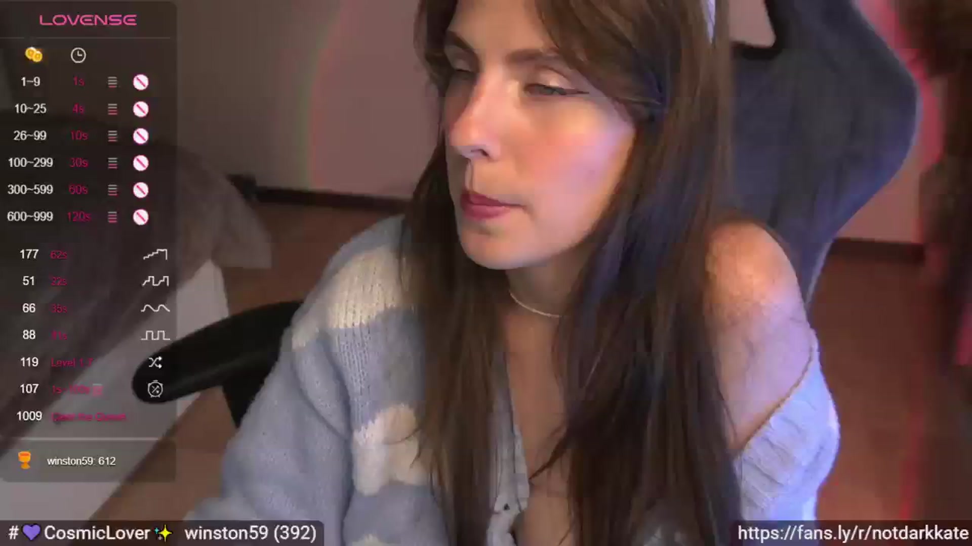 Gallery image thumbnail from DarkKate's myfreecams stream on, 09/06/2023, 07:55 image 3 of 20