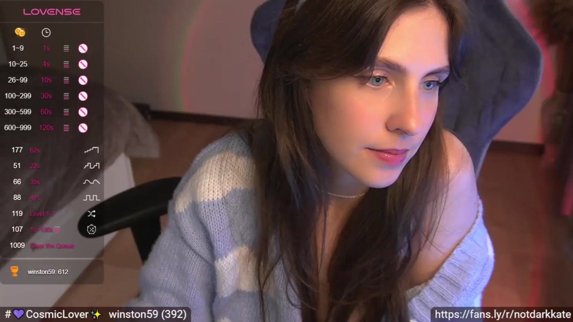 Gallery image thumbnail from DarkKate's myfreecams stream on, 09/06/2023, 07:55 image 5 of 20