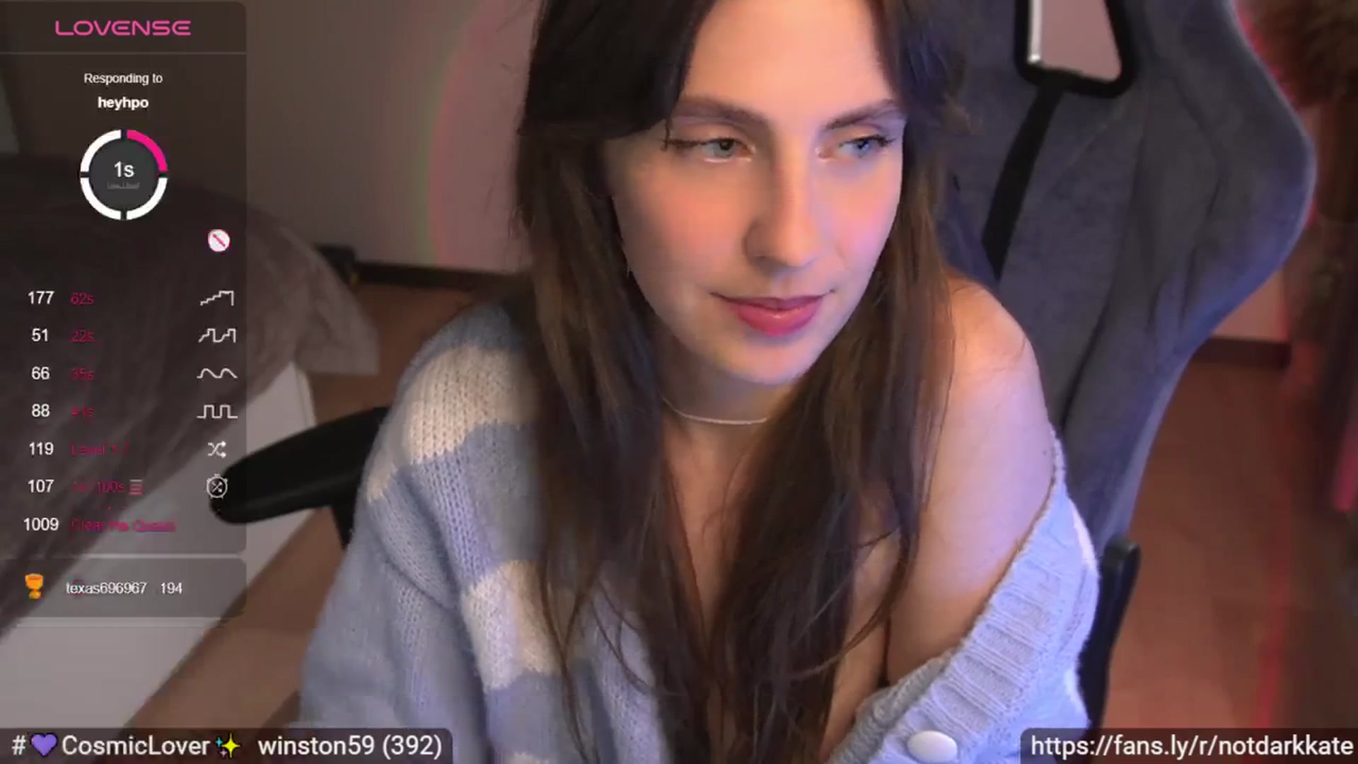 Gallery image thumbnail from DarkKate's myfreecams stream on, 09/06/2023, 07:55 image 7 of 20