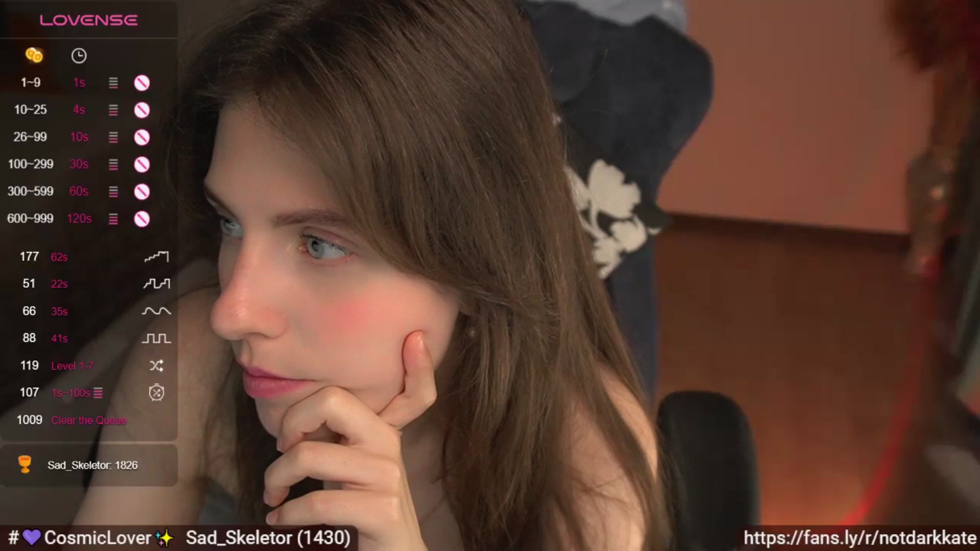 Gallery image thumbnail from DarkKate's myfreecams stream on, 10/02/2023, 06:40 image 9 of 20