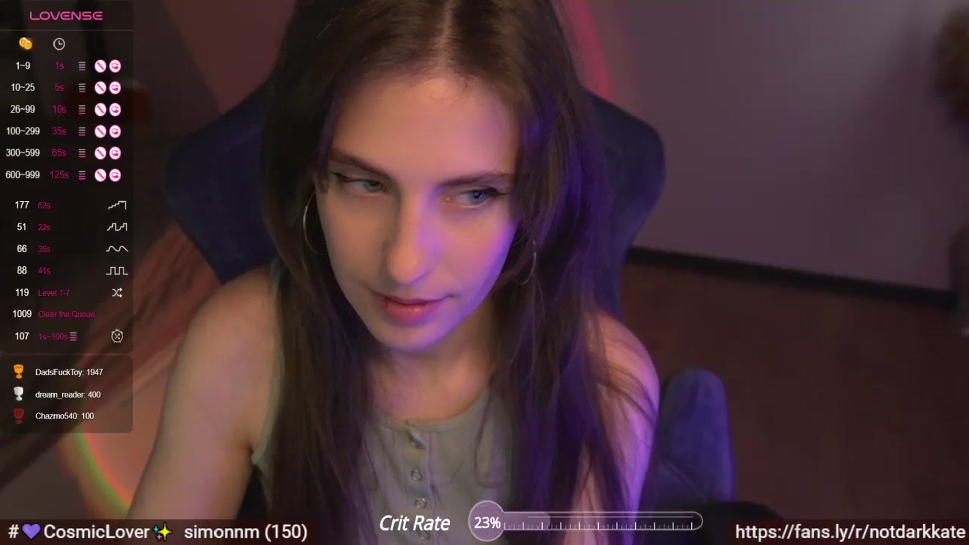 Gallery image thumbnail from DarkKate's myfreecams stream on, 10/24/2023, 06:50 image 10 of 20