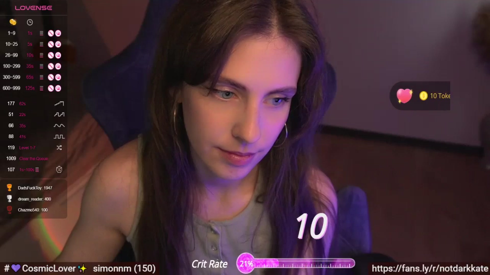 Gallery image thumbnail from DarkKate's myfreecams stream on, 10/24/2023, 06:50 image 9 of 20