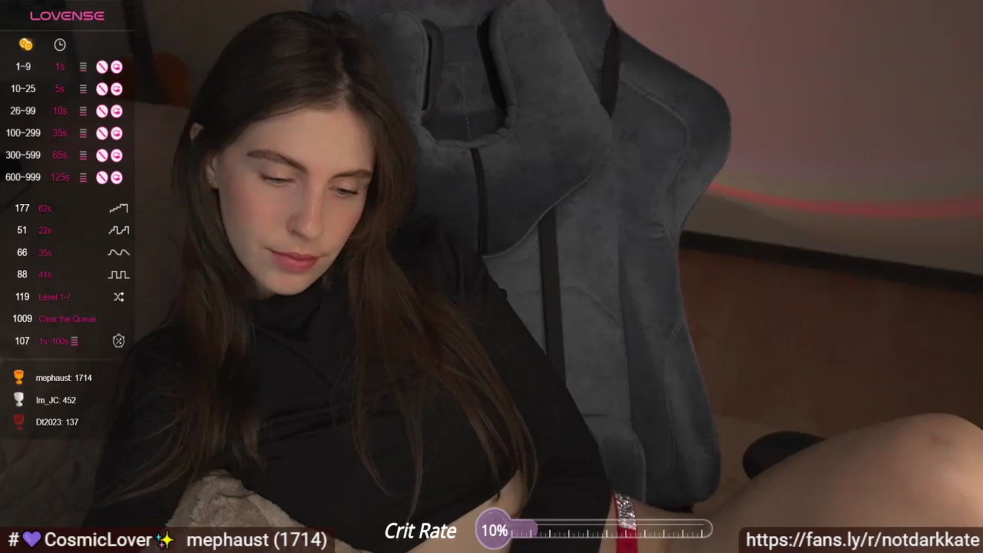 Gallery image thumbnail from DarkKate's myfreecams stream on, 10/30/2023, 04:52 image 15 of 20