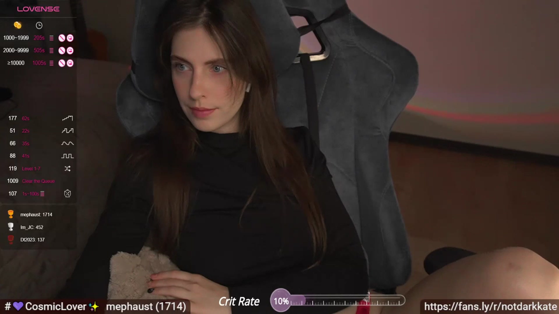Gallery image thumbnail from DarkKate's myfreecams stream on, 10/30/2023, 04:52 image 16 of 20