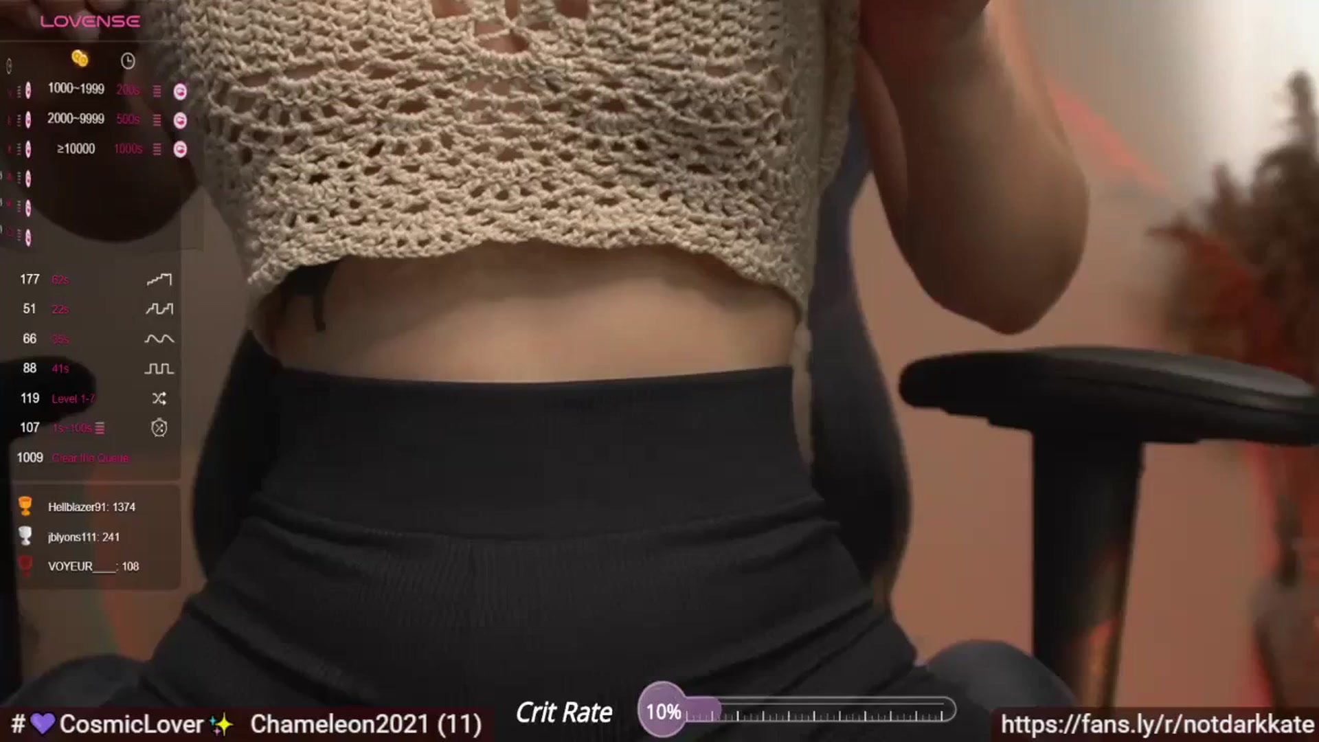 Gallery image thumbnail from DarkKate's myfreecams stream on, 11/08/2023, 09:30 image 1 of 20
