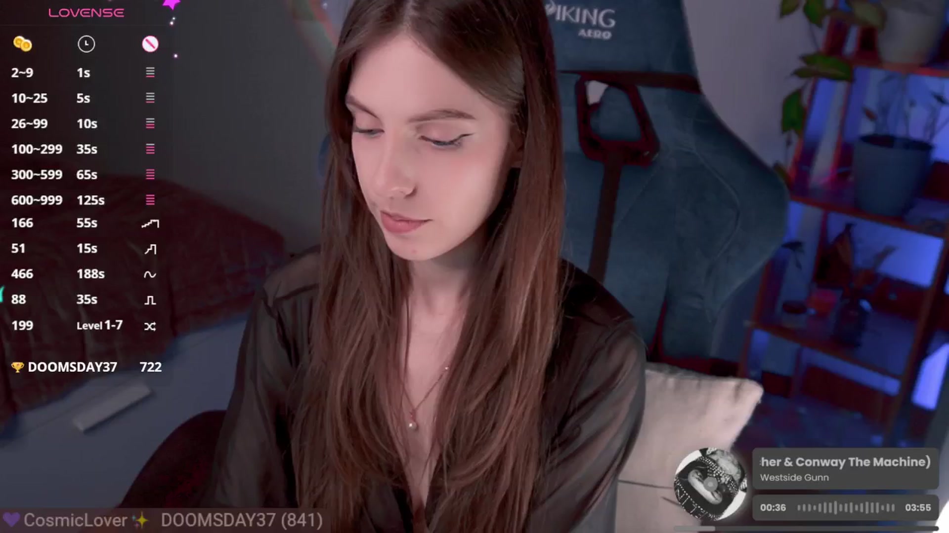 Gallery image thumbnail from DarkKate's myfreecams stream on, 02/05/2025, 08:50 image 1 of 20