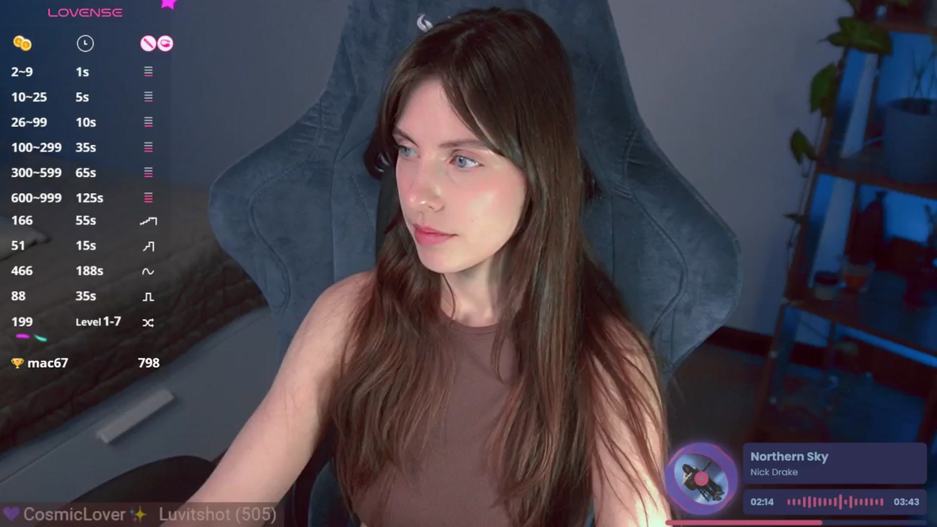Gallery image thumbnail from DarkKate's myfreecams stream on, 03/05/2025, 08:29 image 1 of 20