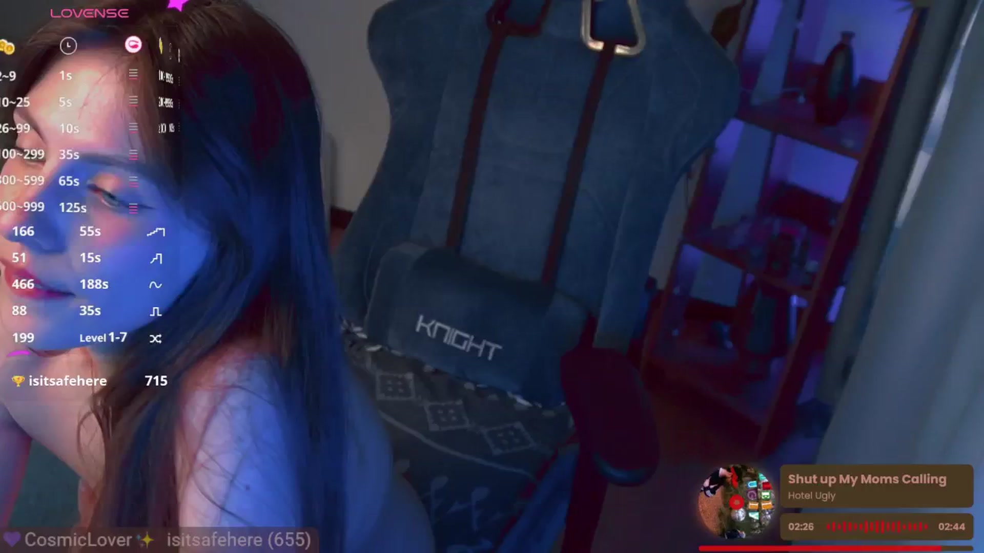 Gallery image thumbnail from DarkKate's myfreecams stream on, 04/02/2025, 07:00 image 2 of 20