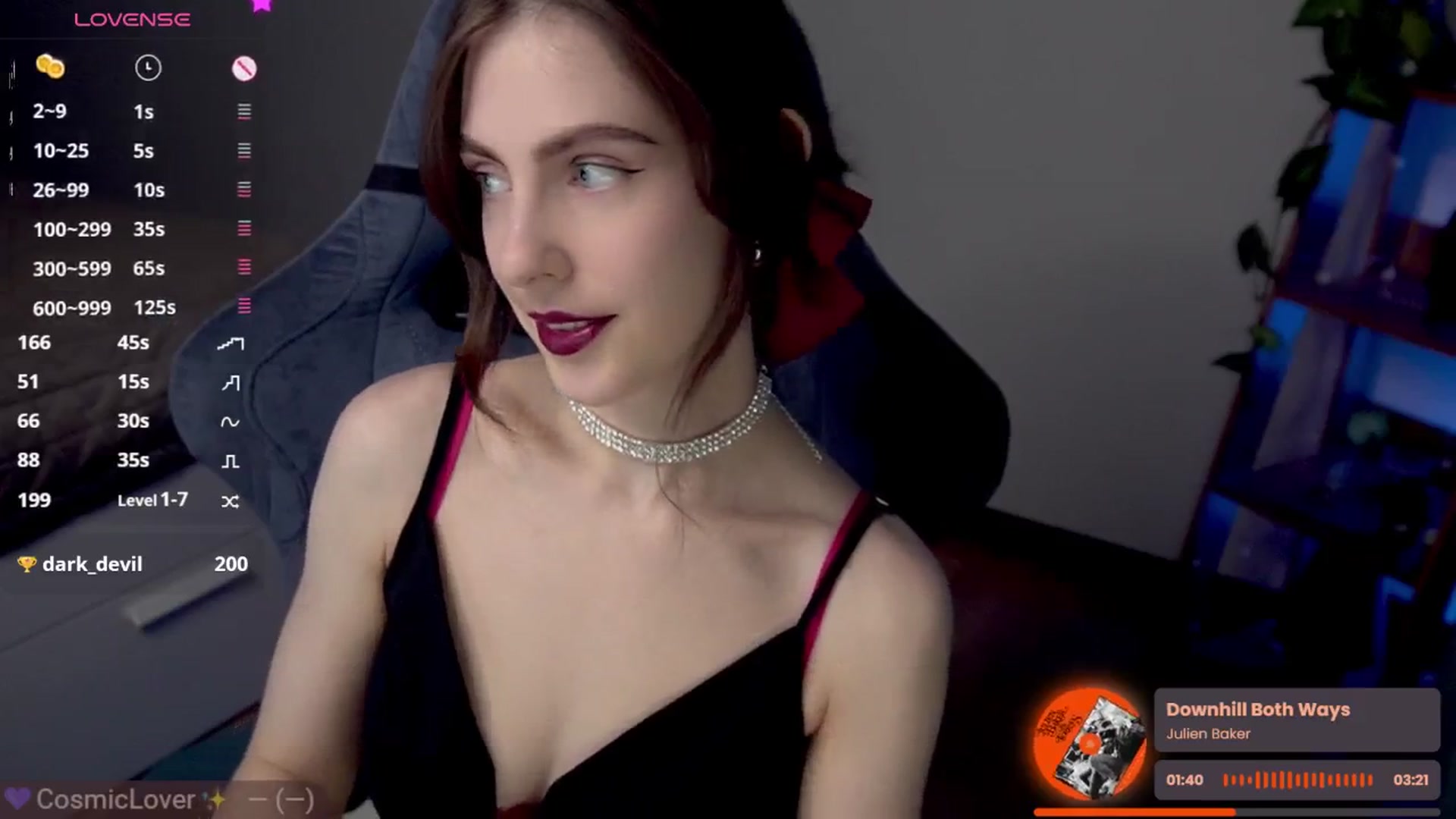 Gallery image thumbnail from DarkKate's myfreecams stream on, 04/22/2025, 08:53 image 7 of 20