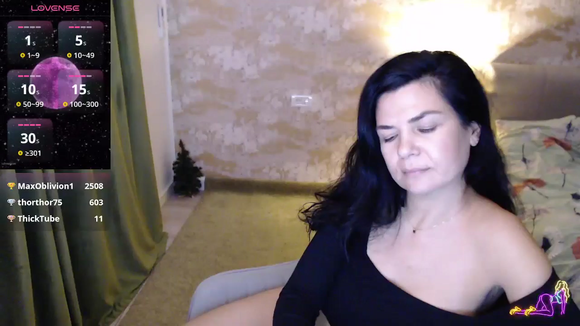 Gallery image thumbnail from Darkella's myfreecams stream on, 12/08/2024, 24:02 image 16 of 20