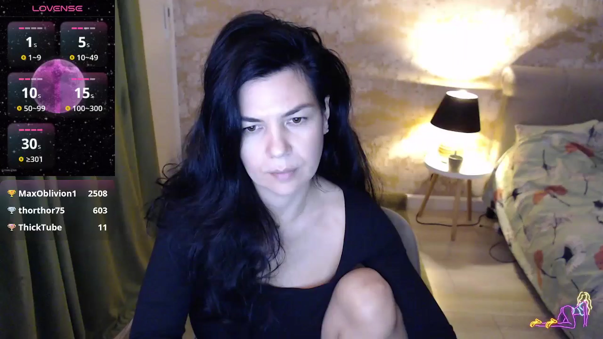 Gallery image thumbnail from Darkella's myfreecams stream on, 12/08/2024, 24:02 image 20 of 20