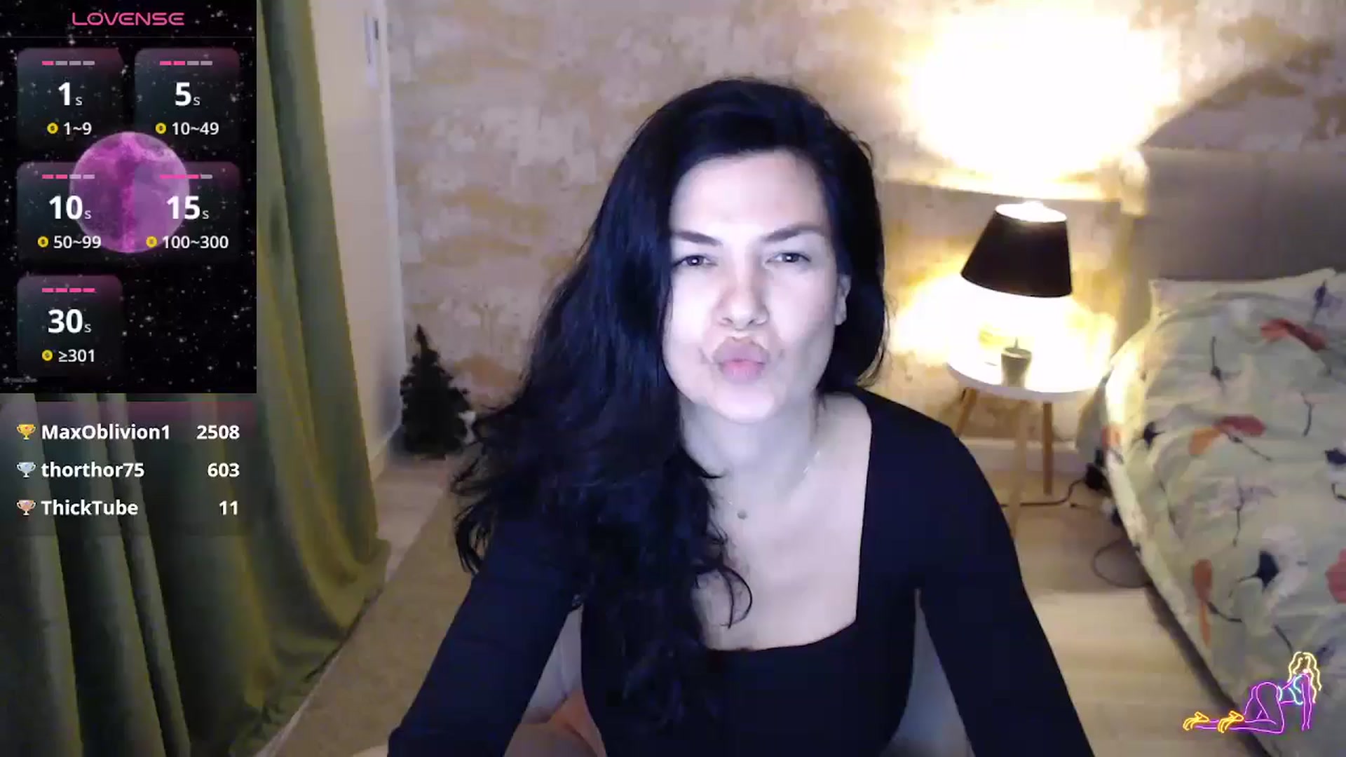 Gallery image thumbnail from Darkella's myfreecams stream on, 12/08/2024, 24:02 image 15 of 20