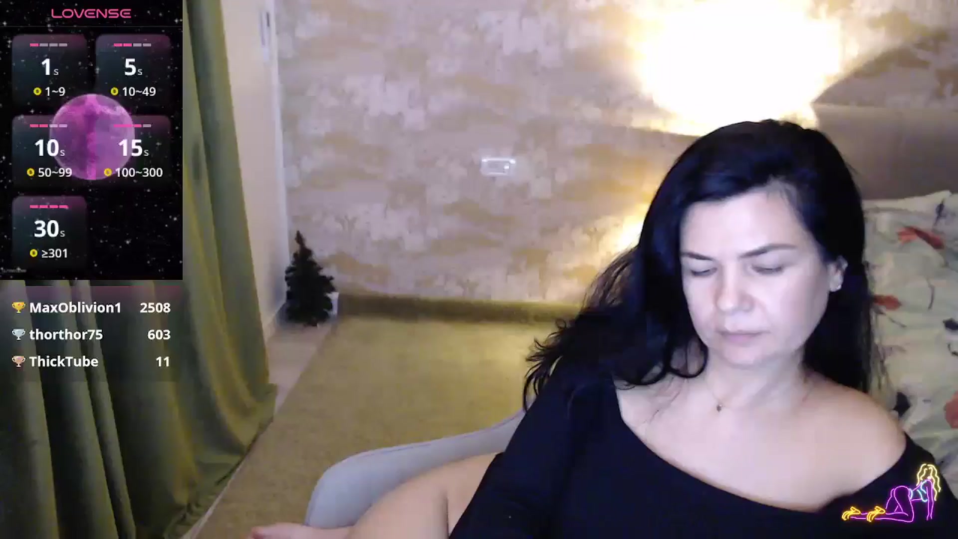 Gallery image thumbnail from Darkella's myfreecams stream on, 12/08/2024, 24:02 image 18 of 20
