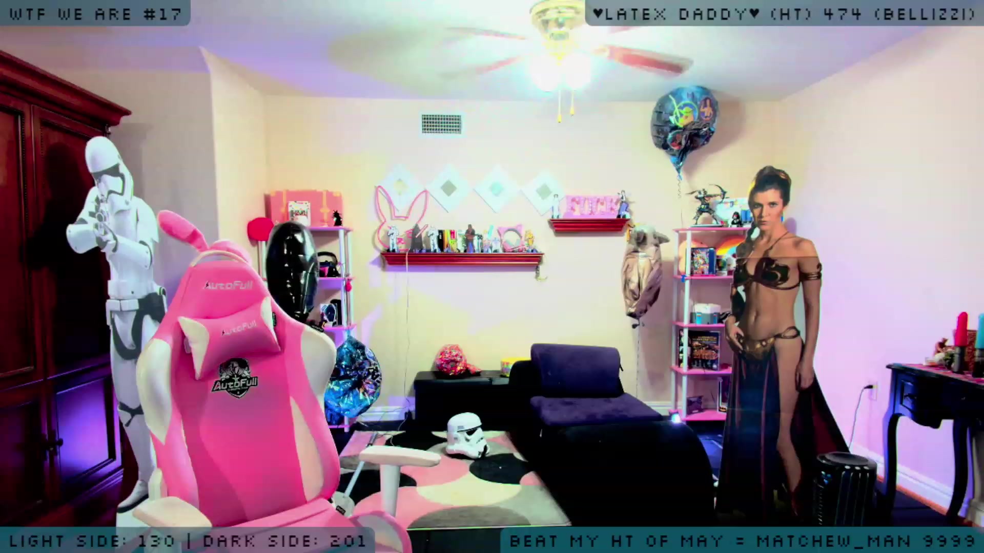 Gallery image thumbnail from DarthWhitmore's myfreecams stream on, 05/22/2023, 05:47 image 8 of 20