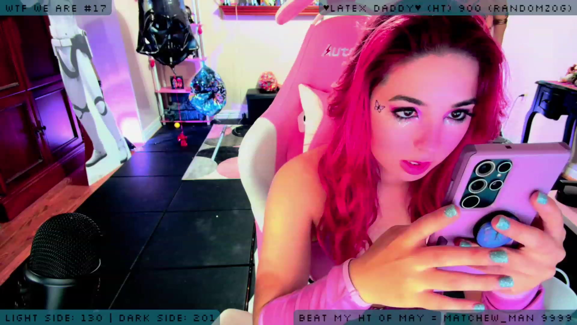 Gallery image thumbnail from DarthWhitmore's myfreecams stream on, 05/22/2023, 07:24 image 4 of 20