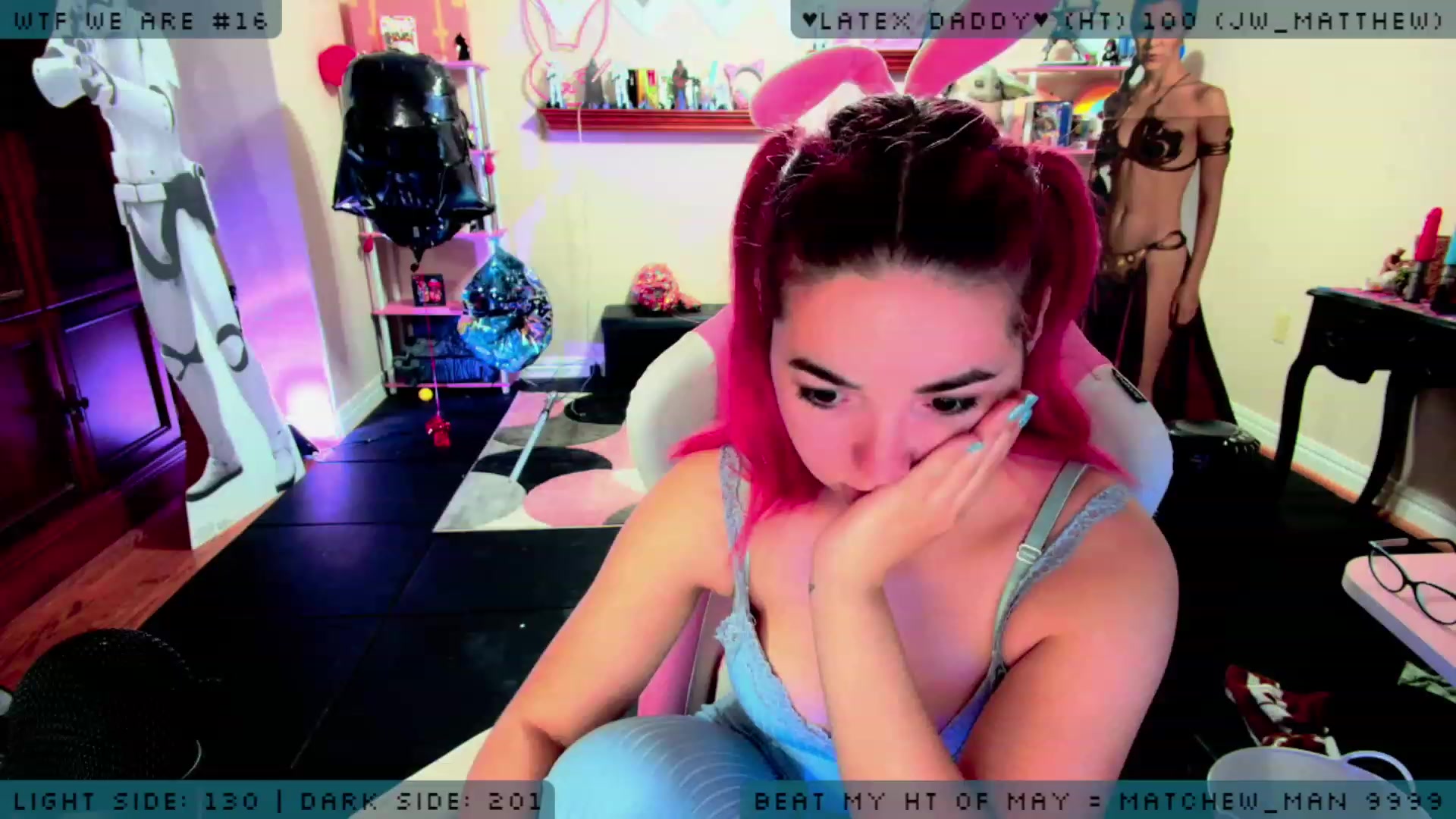 Gallery image thumbnail from DarthWhitmore's myfreecams stream on, 05/23/2023, 10:43 image 10 of 20