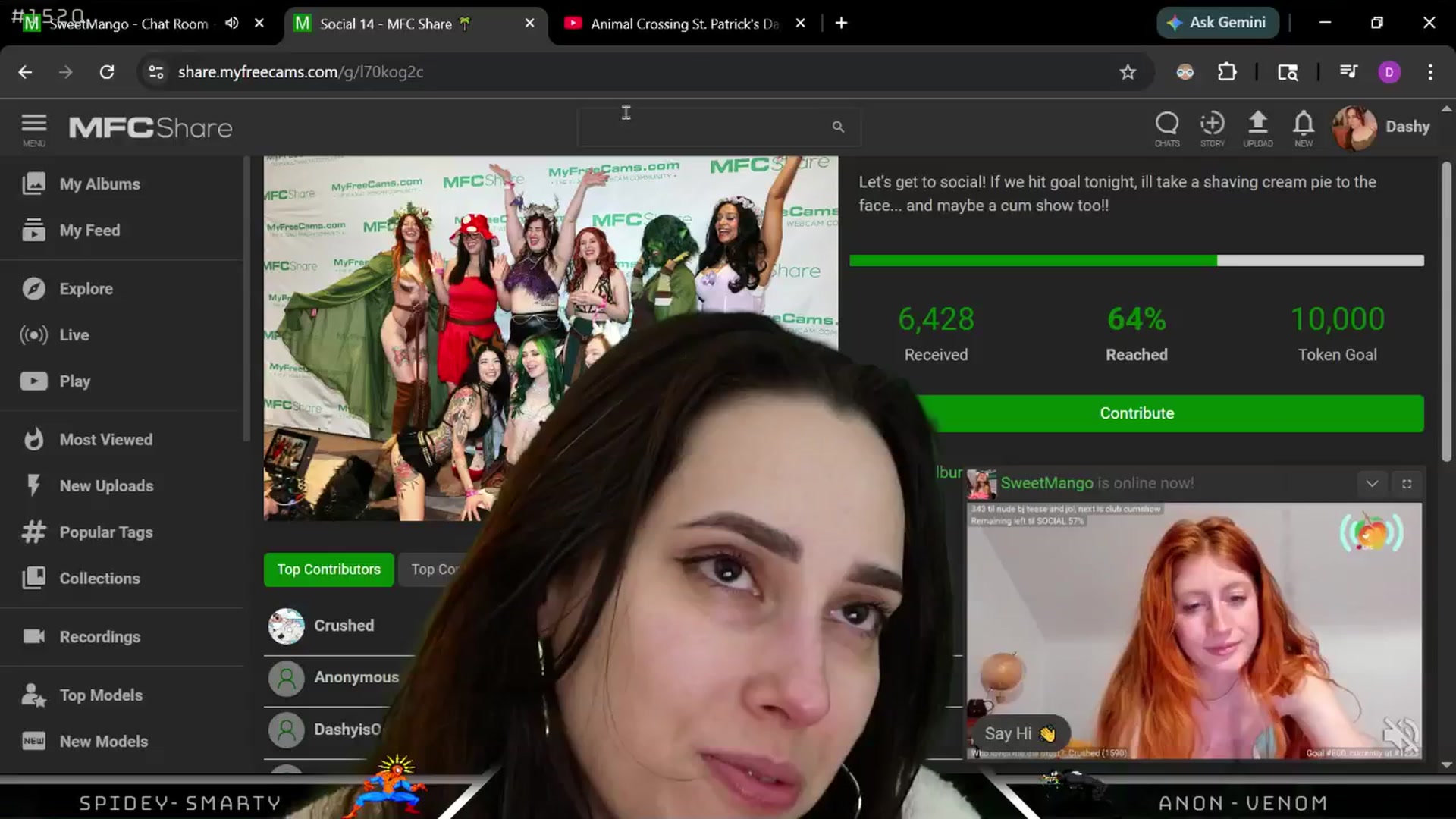 Gallery image thumbnail from Dashy's myfreecams stream on, 03/20/2026, 06:21 image 16 of 20