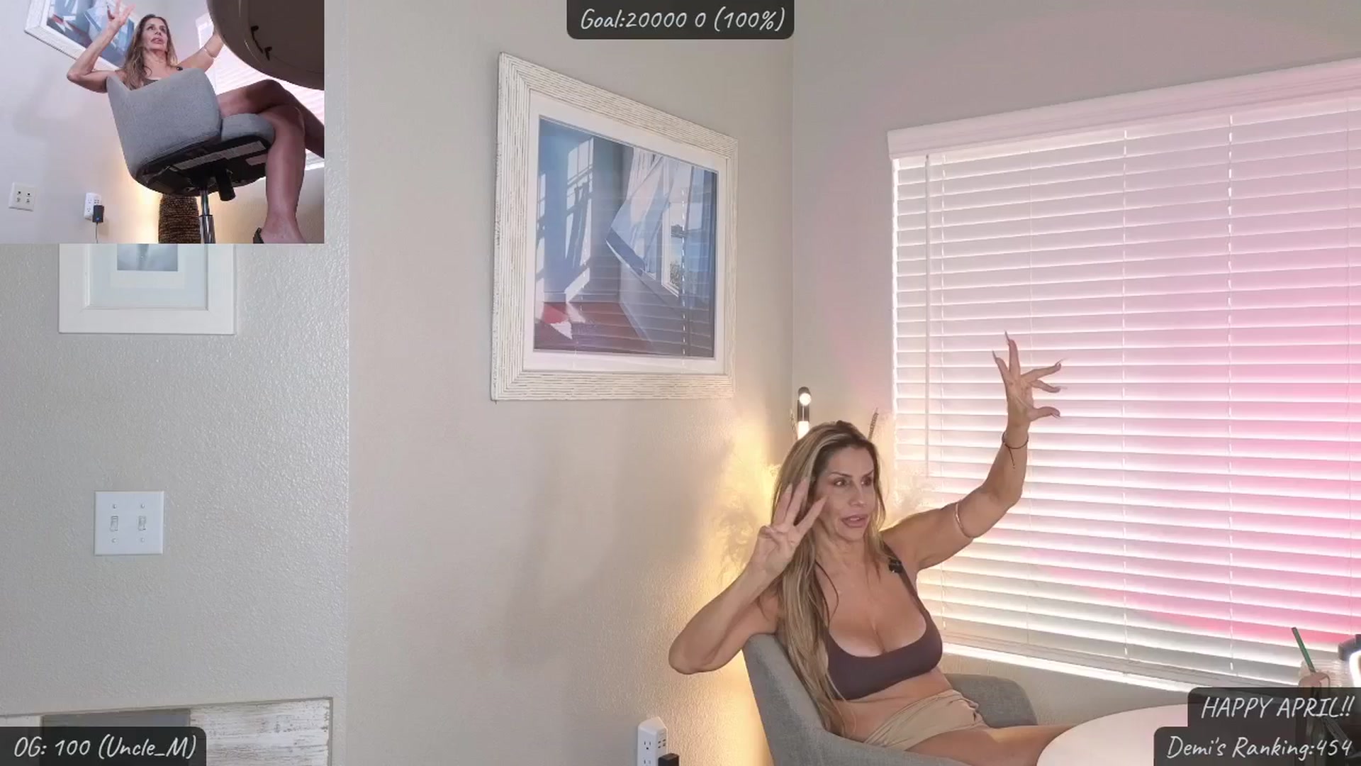 Gallery image thumbnail from Demi_Tatum's myfreecams stream on, 04/13/2026, 22:40 image 7 of 20