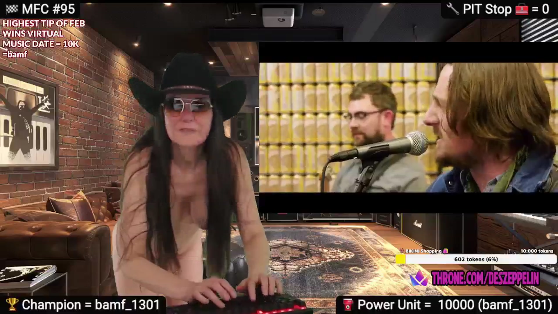 Gallery image thumbnail from DesZeppelin's myfreecams stream on, 02/04/2025, 08:28 image 6 of 20