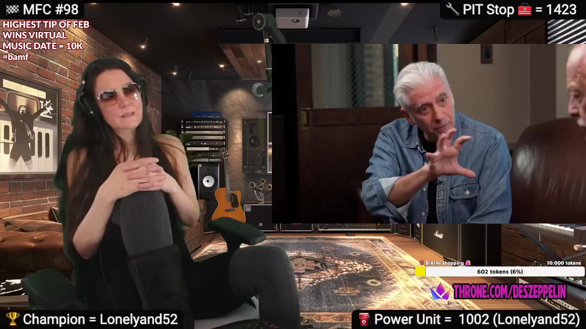 Gallery image thumbnail from DesZeppelin's myfreecams stream on, 02/05/2025, 06:26 image 16 of 20