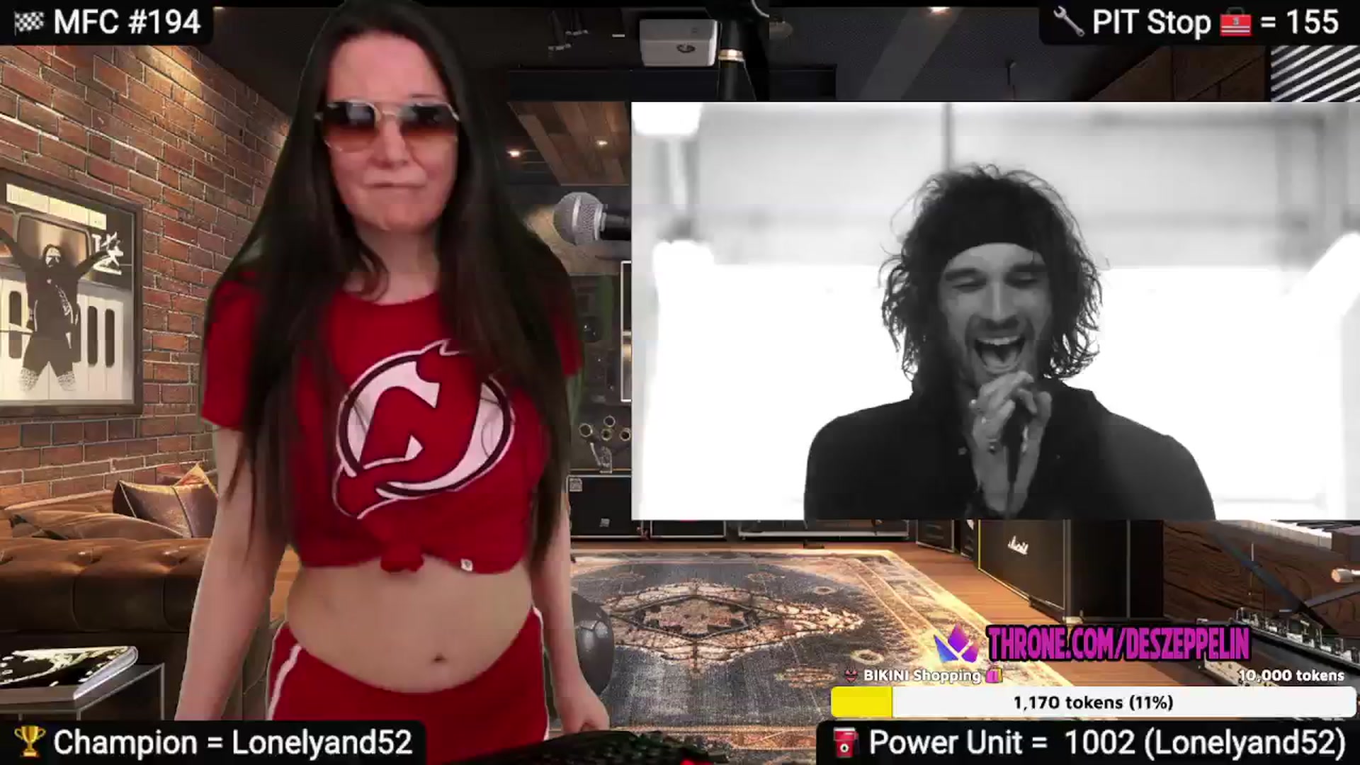 Gallery image thumbnail from DesZeppelin's myfreecams stream on, 02/13/2025, 08:00 image 10 of 20