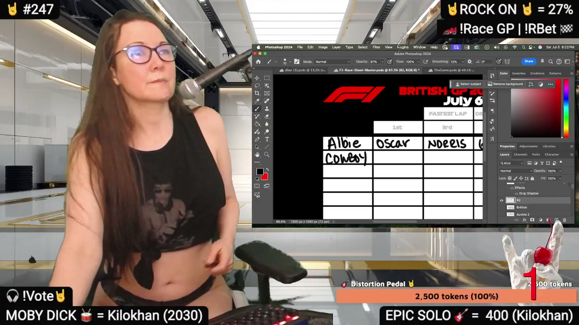 Gallery image thumbnail from DesZeppelin's myfreecams stream on, 07/06/2025, 01:33 image 20 of 20