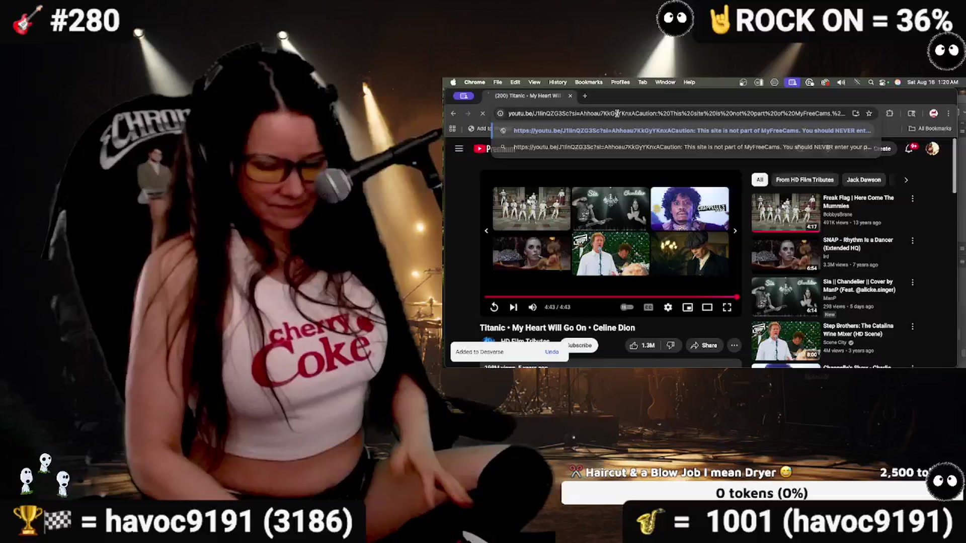 Gallery image thumbnail from DesZeppelin's myfreecams stream on, 08/16/2025, 08:33 image 18 of 20