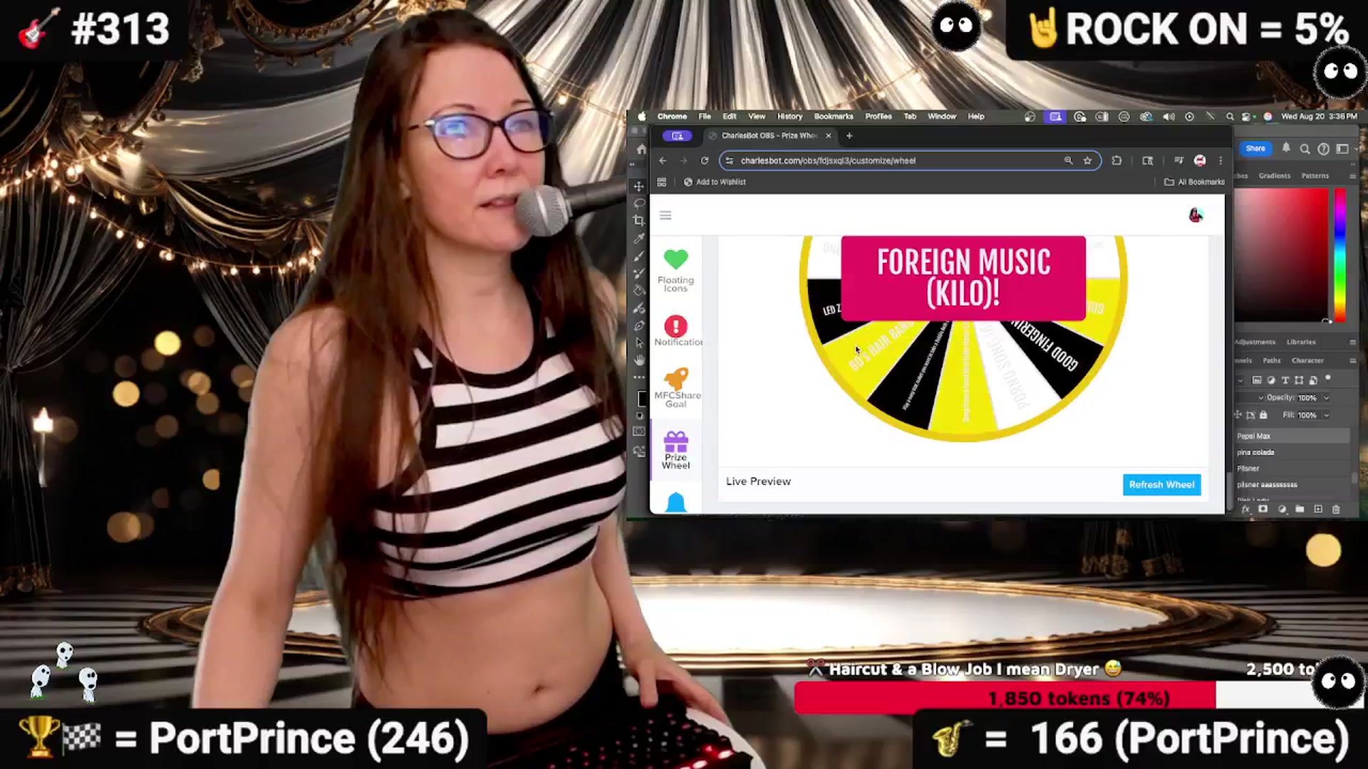 Gallery image thumbnail from DesZeppelin's myfreecams stream on, 08/20/2025, 22:49 image 19 of 20