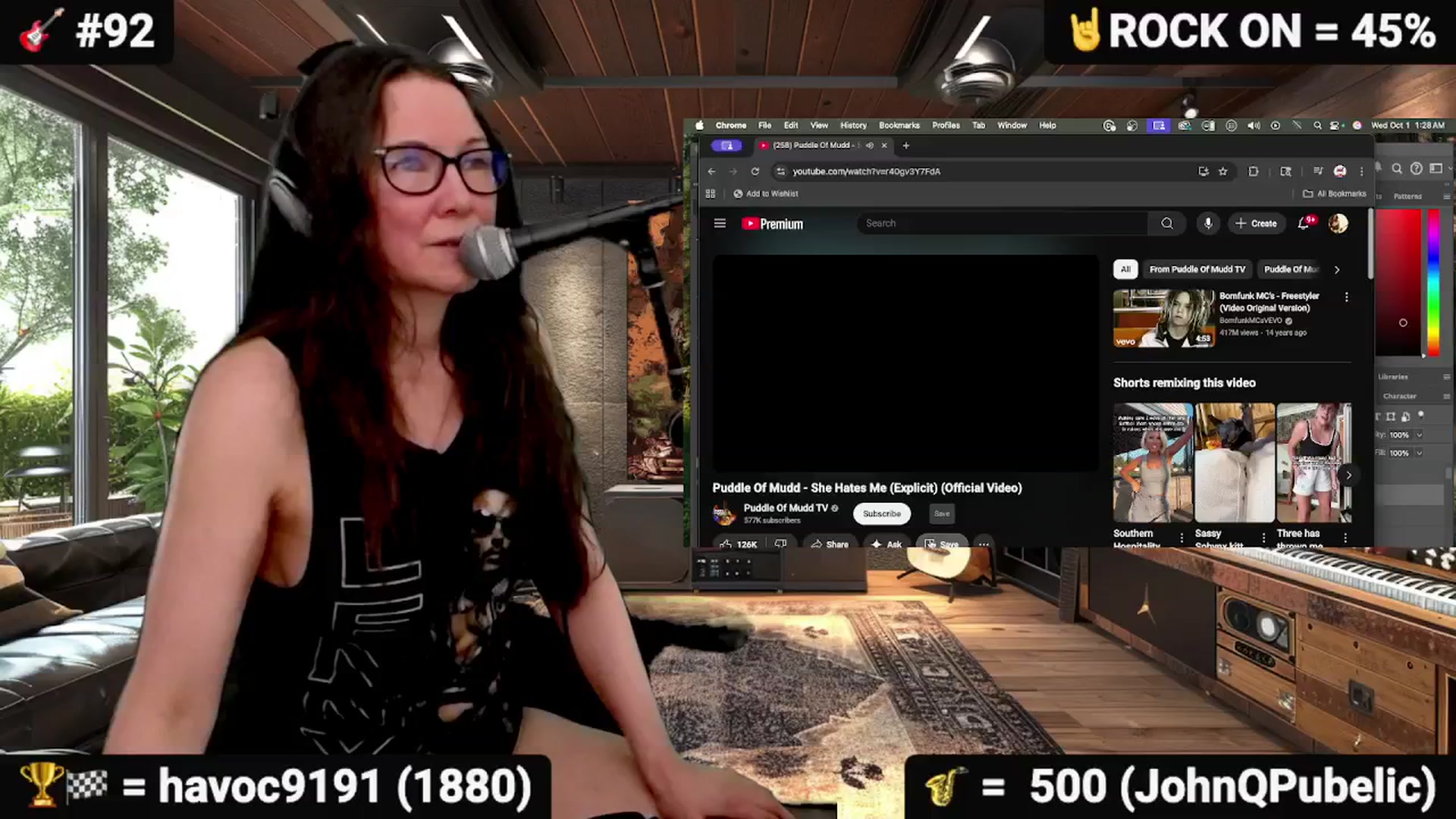 Gallery image thumbnail from DesZeppelin's myfreecams stream on, 10/01/2025, 08:35 image 16 of 20