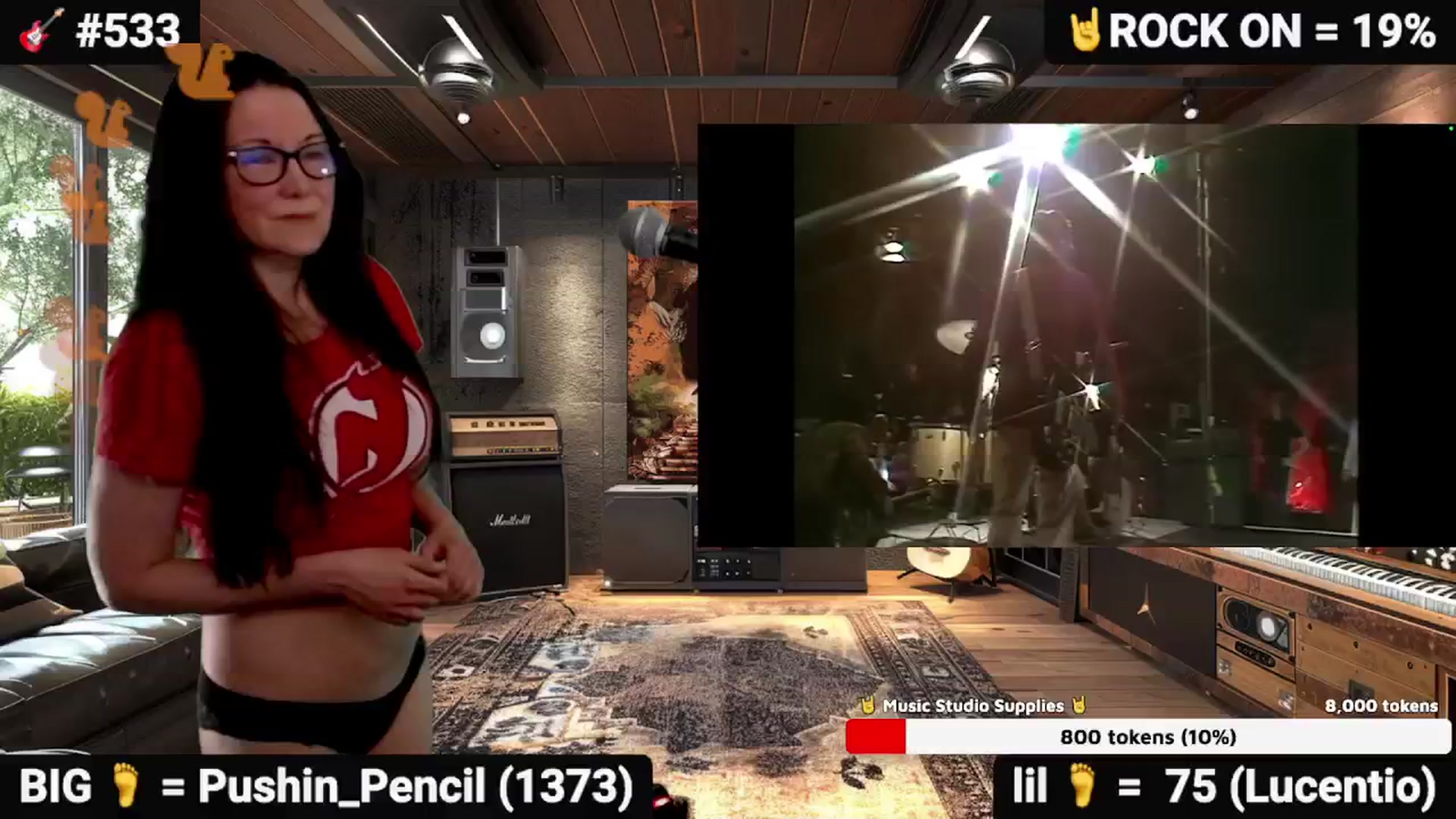 Gallery image thumbnail from DesZeppelin's myfreecams stream on, 11/05/2025, 02:25 image 17 of 20