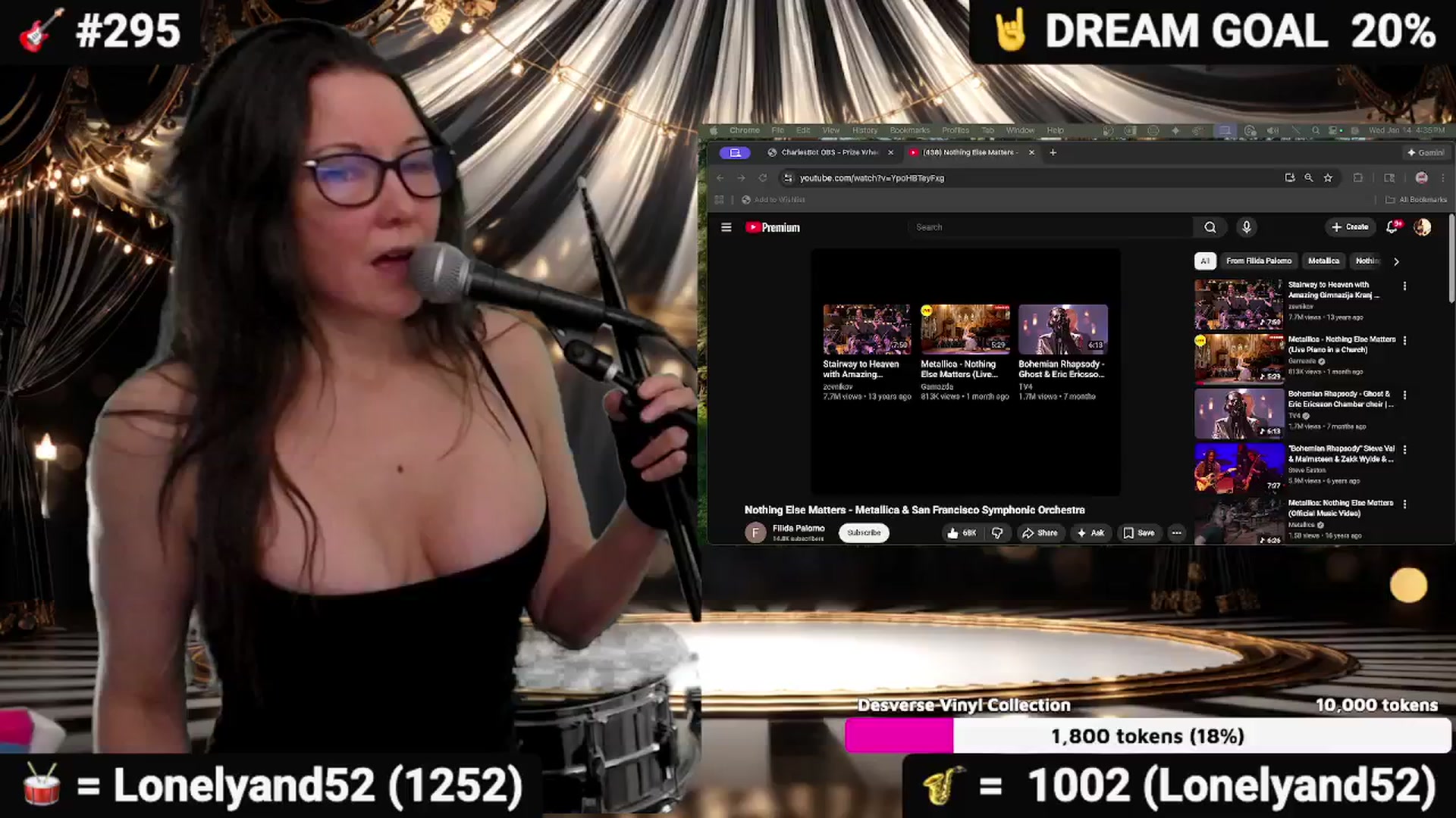 Gallery image thumbnail from DesZeppelin's myfreecams stream on, 01/15/2026, 02:21 image 5 of 20
