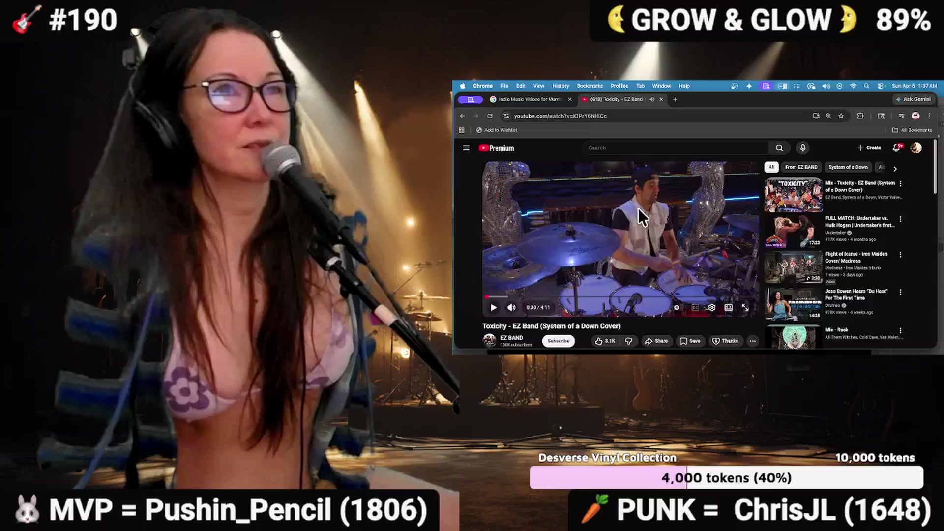 Gallery image thumbnail from DesZeppelin's myfreecams stream on, 04/05/2026, 08:48 image 6 of 20
