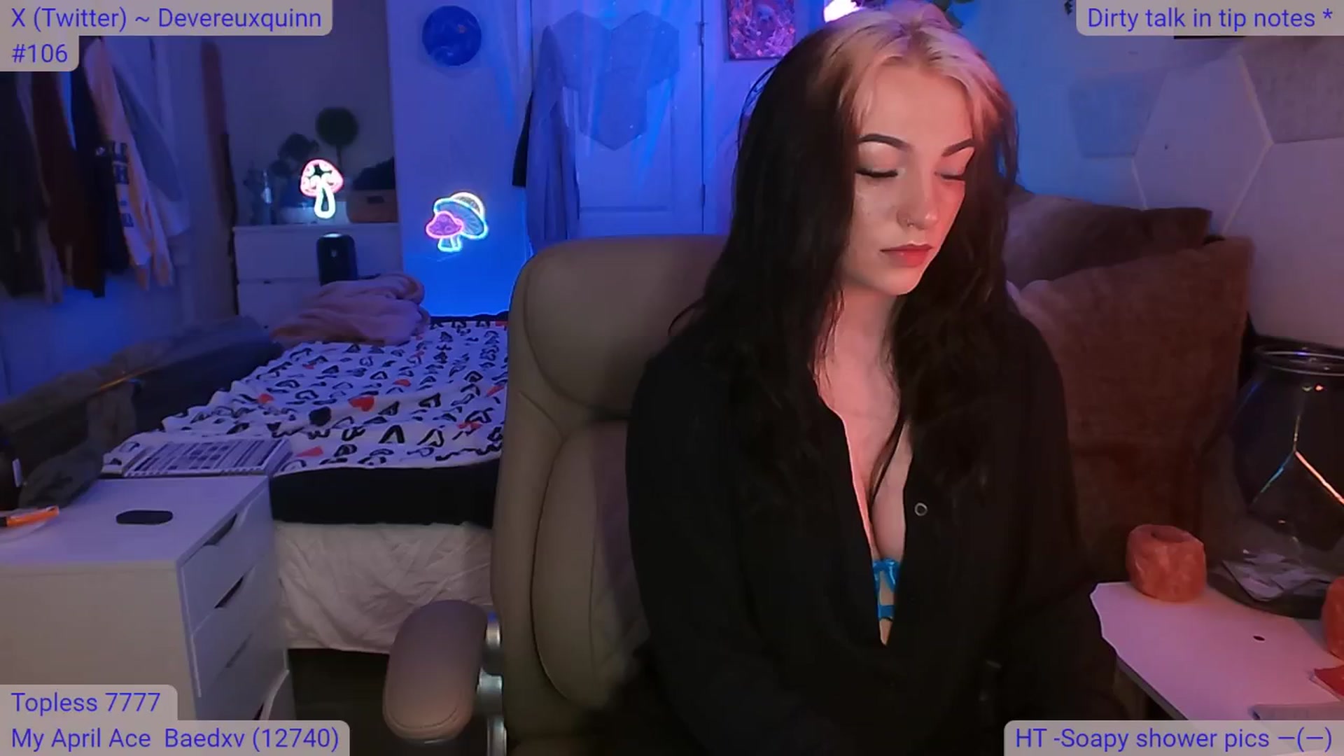 Gallery image thumbnail from DevereuxQ's myfreecams stream on, 04/26/2024, 07:31 image 2 of 20
