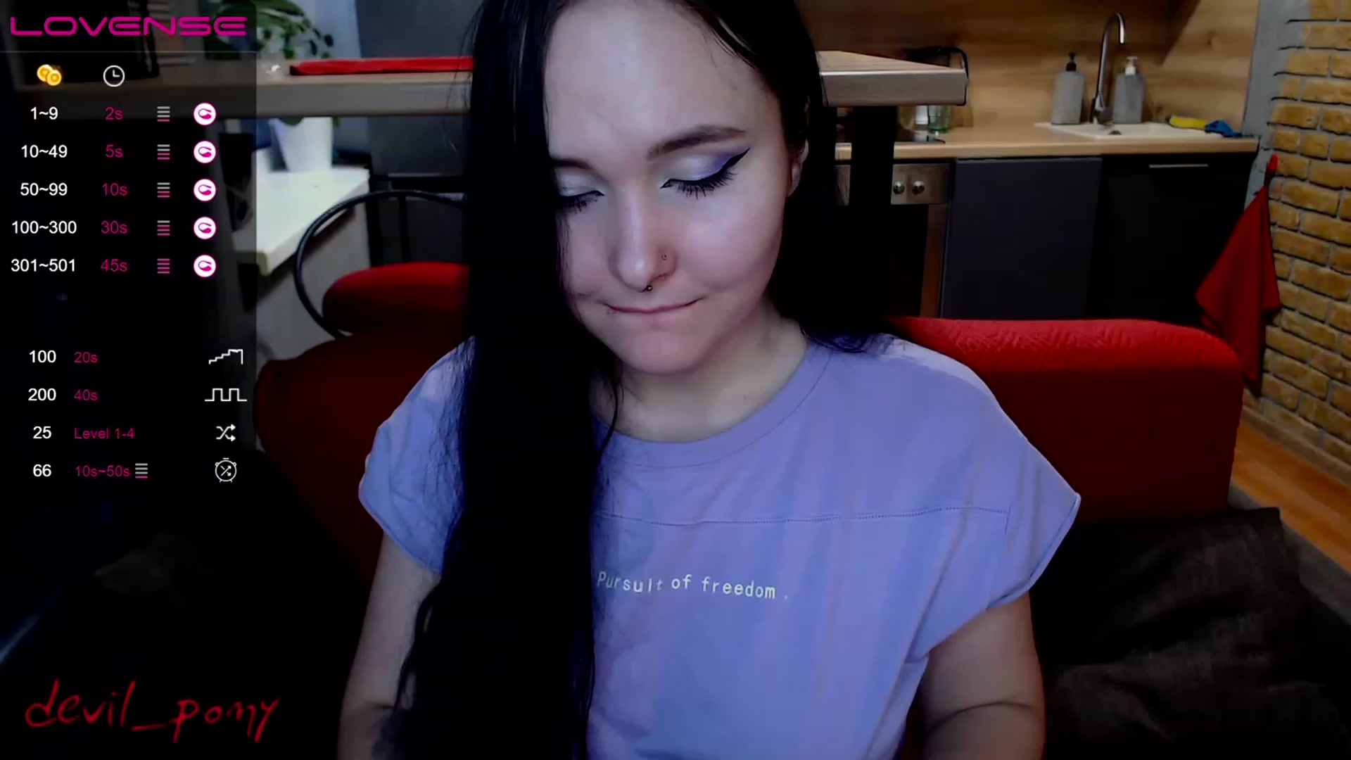 Gallery image thumbnail from Devil_pony's myfreecams stream on, 01/06/2023, 14:05 image 12 of 20