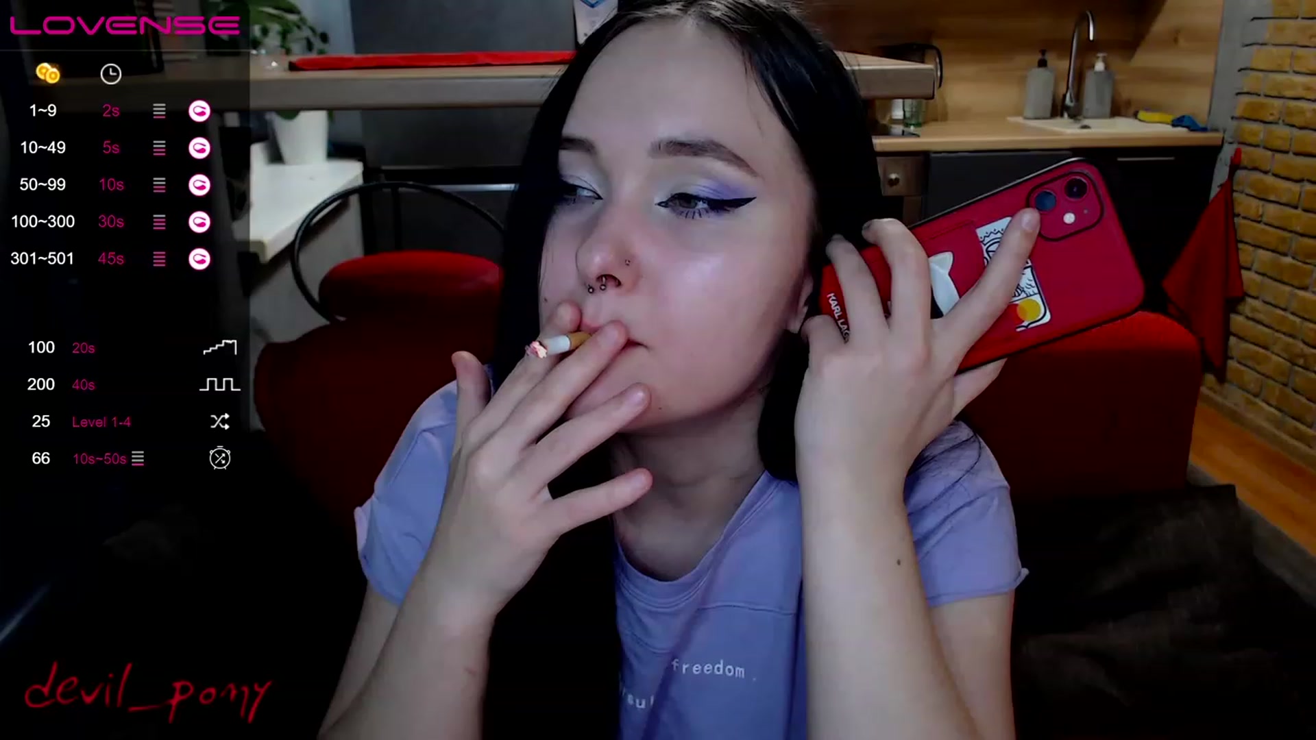 Gallery image thumbnail from Devil_pony's myfreecams stream on, 01/06/2023, 14:05 image 17 of 20