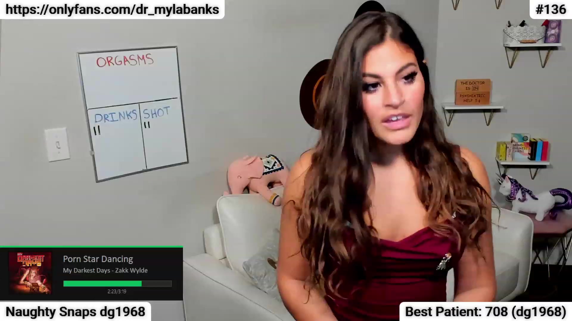 Gallery image thumbnail from Dr_MylaBanks's myfreecams stream on, 01/13/2023, 05:30 image 15 of 20
