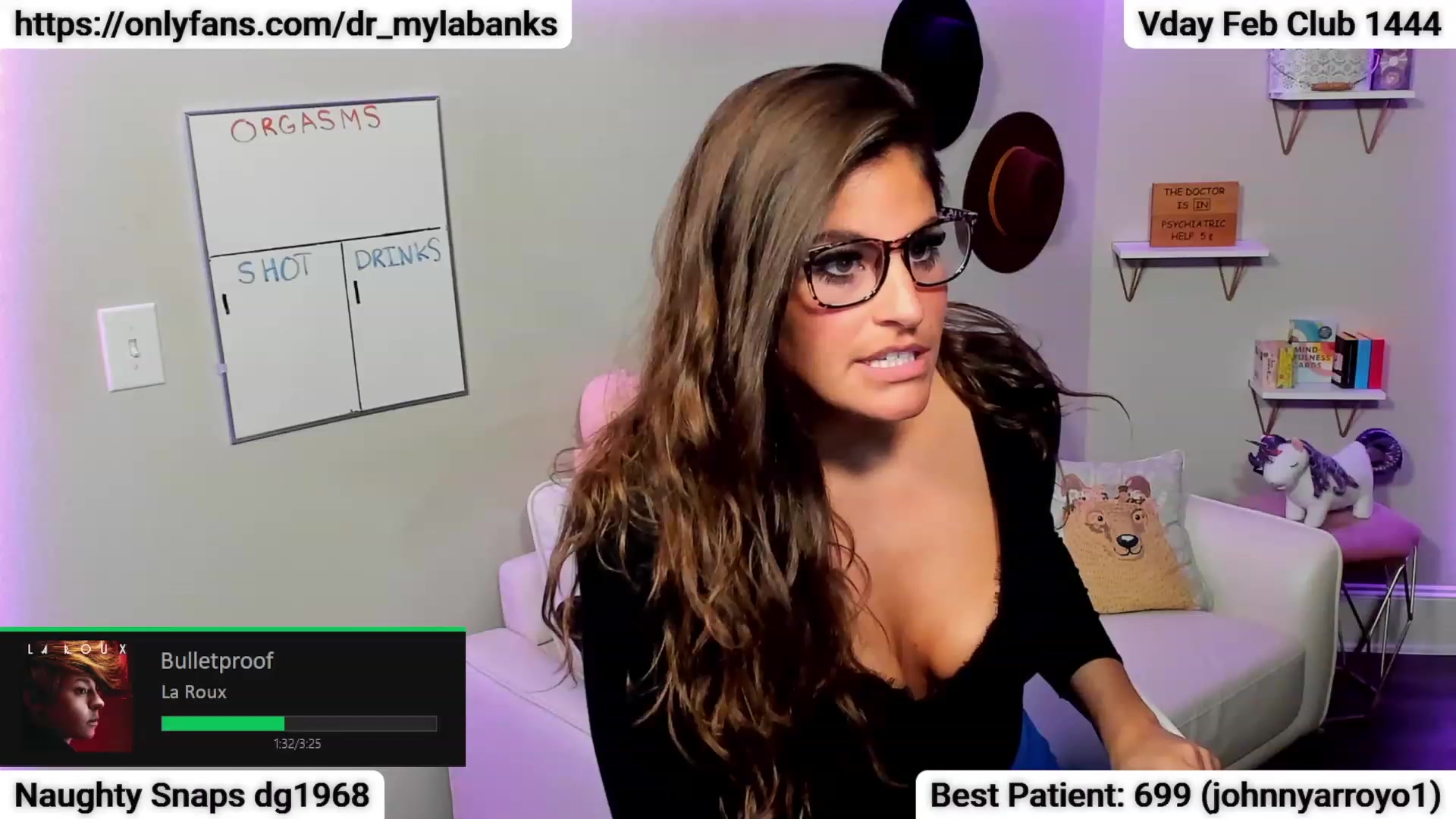 Gallery image thumbnail from Dr_MylaBanks's myfreecams stream on, 02/14/2023, 05:24 image 16 of 20