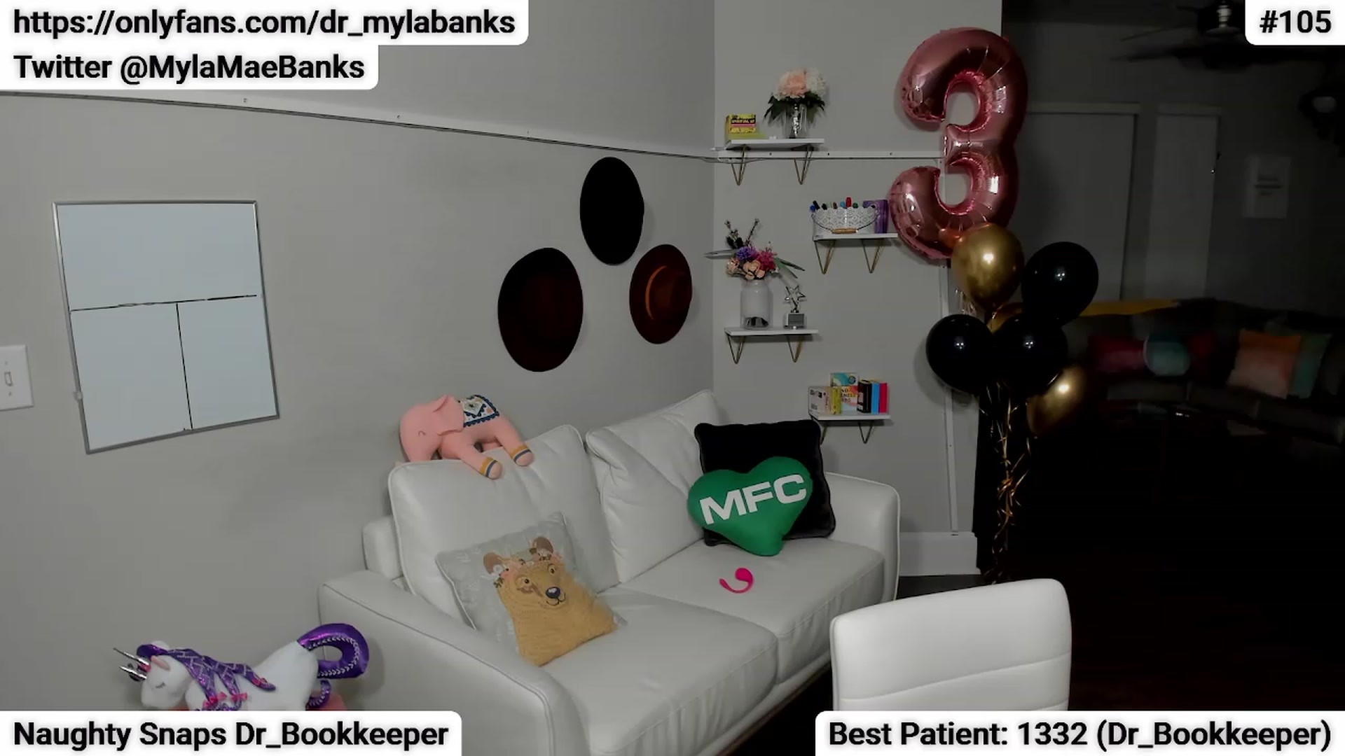 Gallery image thumbnail from Dr_MylaBanks's myfreecams stream on, 05/12/2023, 06:19 image 1 of 20