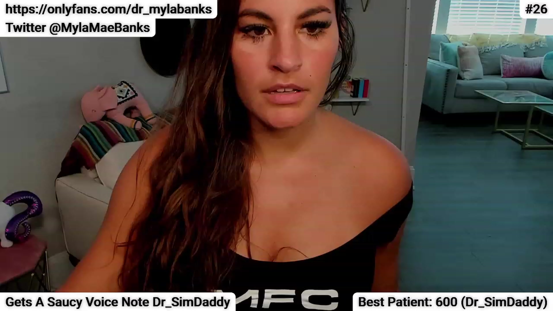 Gallery image thumbnail from Dr_MylaBanks's myfreecams stream on, 09/05/2023, 18:50 image 16 of 20