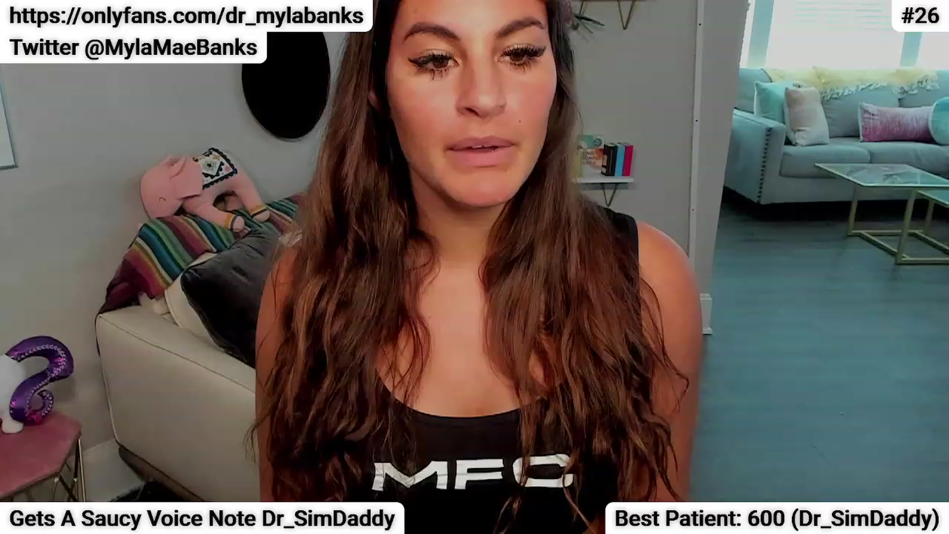 Gallery image thumbnail from Dr_MylaBanks's myfreecams stream on, 09/05/2023, 18:50 image 20 of 20