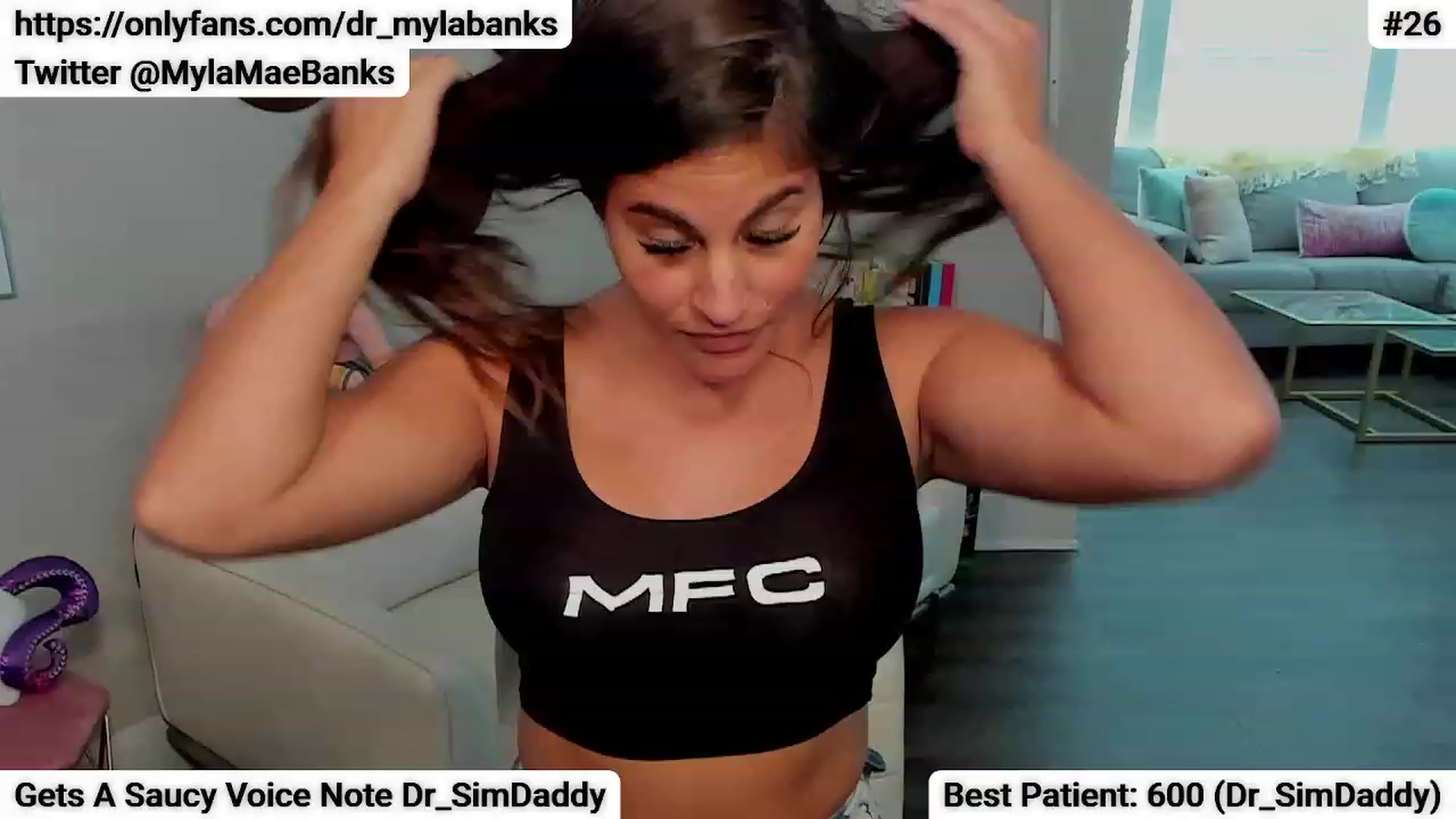 Gallery image thumbnail from Dr_MylaBanks's myfreecams stream on, 09/05/2023, 18:50 image 15 of 20