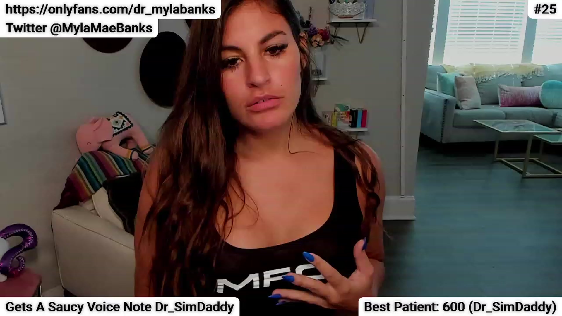 Gallery image thumbnail from Dr_MylaBanks's myfreecams stream on, 09/05/2023, 18:50 image 11 of 20