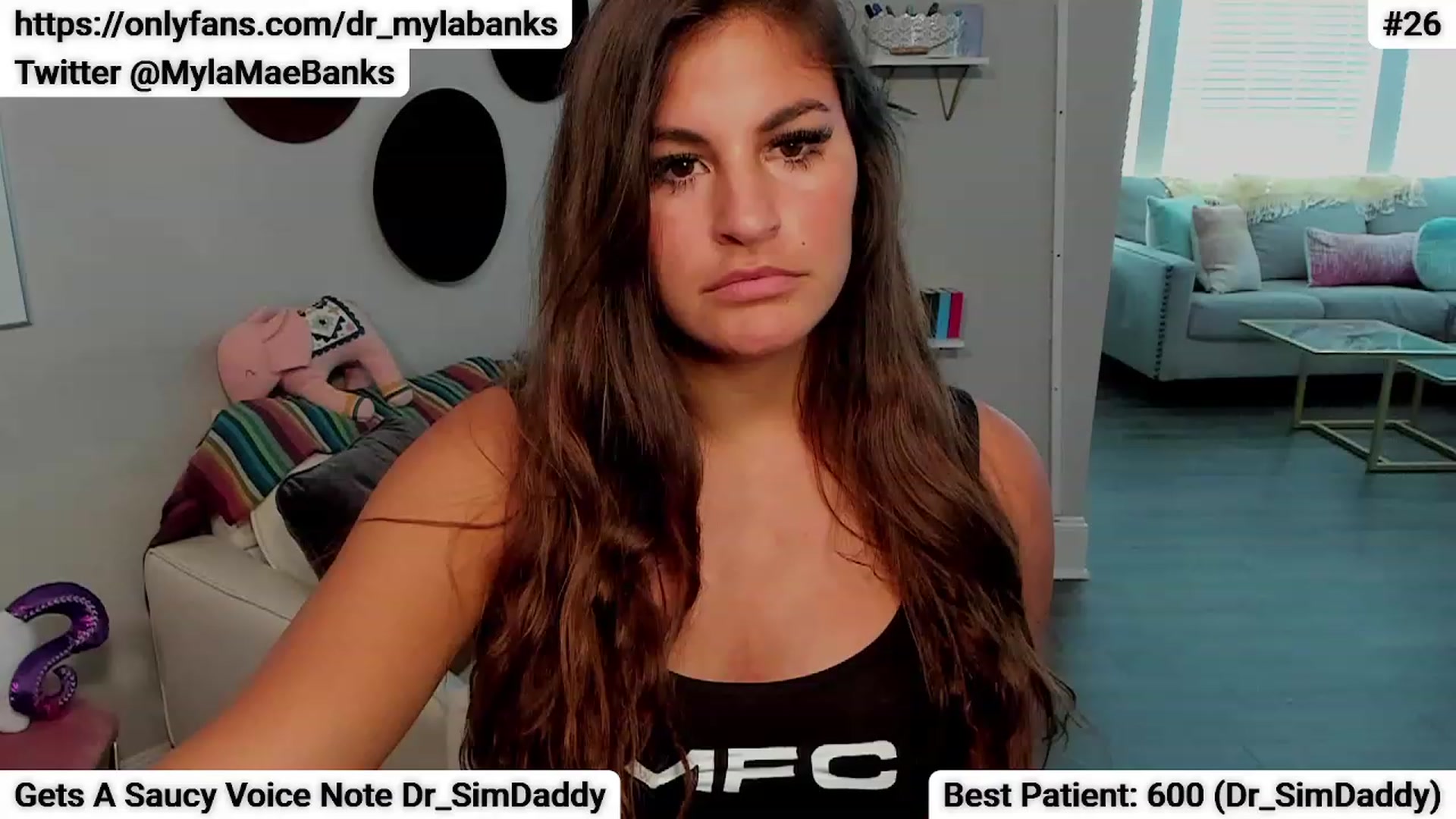 Gallery image thumbnail from Dr_MylaBanks's myfreecams stream on, 09/05/2023, 18:50 image 17 of 20