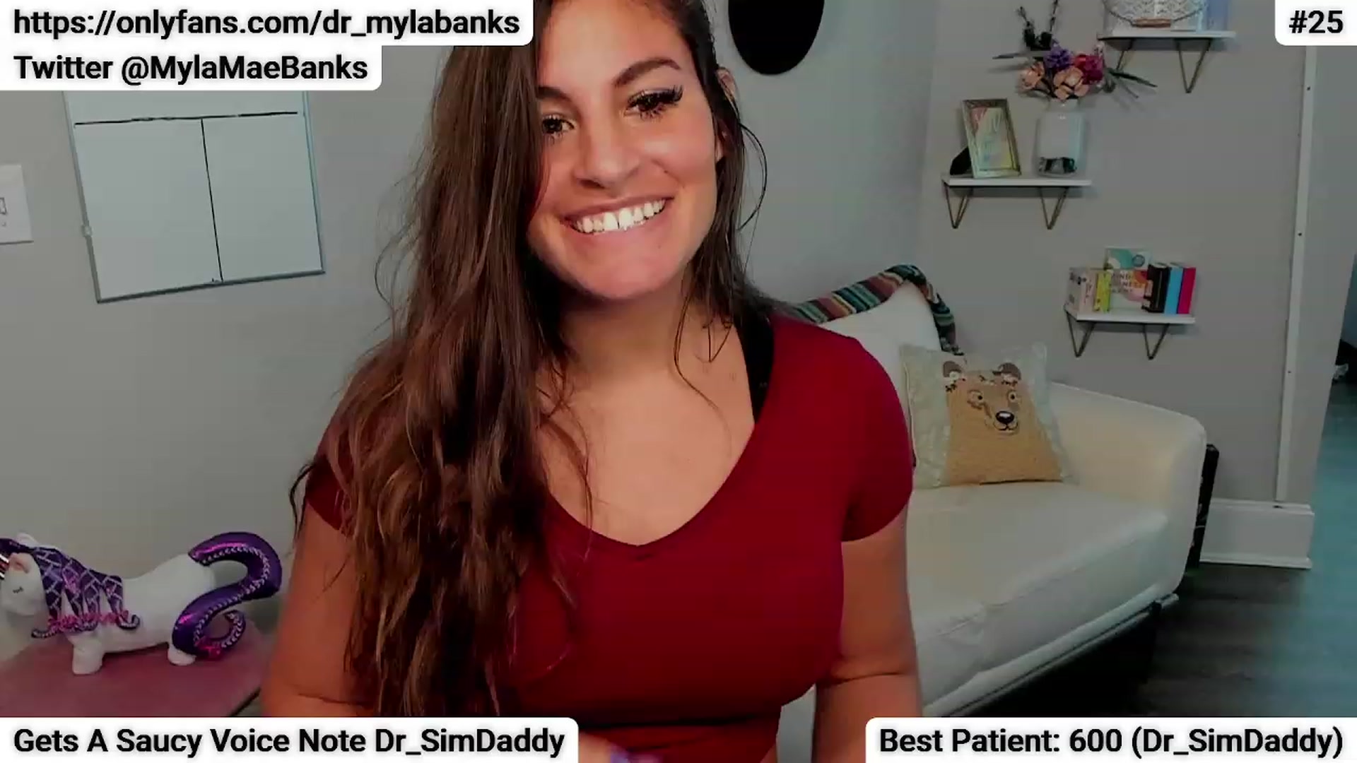 Gallery image thumbnail from Dr_MylaBanks's myfreecams stream on, 09/06/2023, 19:05 image 19 of 20