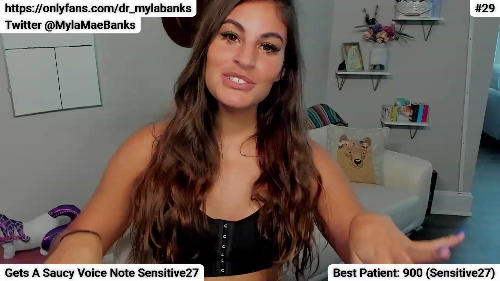 Gallery image thumbnail from Dr_MylaBanks's myfreecams stream on, 09/07/2023, 16:38 image 10 of 20