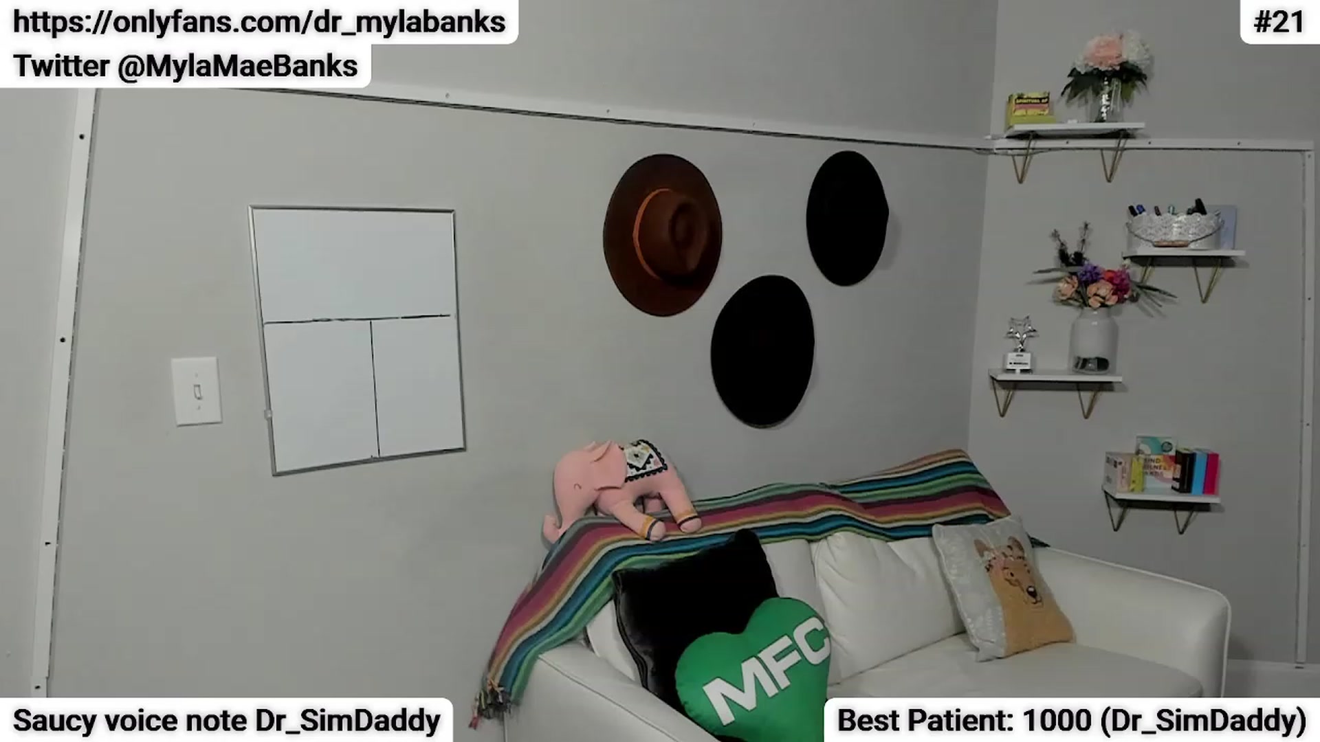 Gallery image thumbnail from Dr_MylaBanks's myfreecams stream on, 09/16/2023, 03:45 image 10 of 20